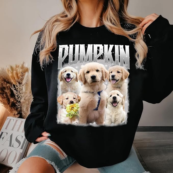 Custom Your Own Bootleg Rap Shirts for Boyfriend Girlfriend Face Shirt with Photo Gift for Him Her Pet Lovers