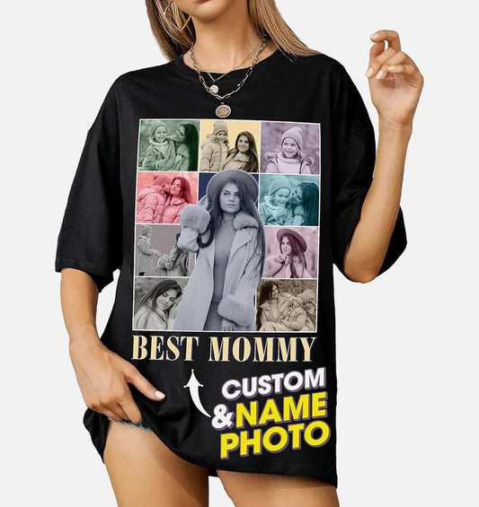 Mit & Mia Custom Bootleg Rap Tee Shirt for Boyfriend Girlfriend Custom Face Tshirt Vintage Graphic
