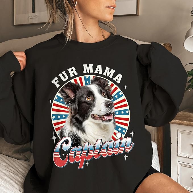 Mit & Mia Custom T Shirts, Custom Dog Shirt, Vintage Tee with Pet Photo for Boyfriend Girlfriend, Cat Mom Shirt, Customized Pet Shirts, Gift for Dog Cat Lovers