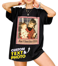 Mit & Mia Custom T Shirts Photo Vintage Mom Shirt for Mama Personalized Shirt with Picture Unique Ideas Gift for Mother Day from Daughter Son