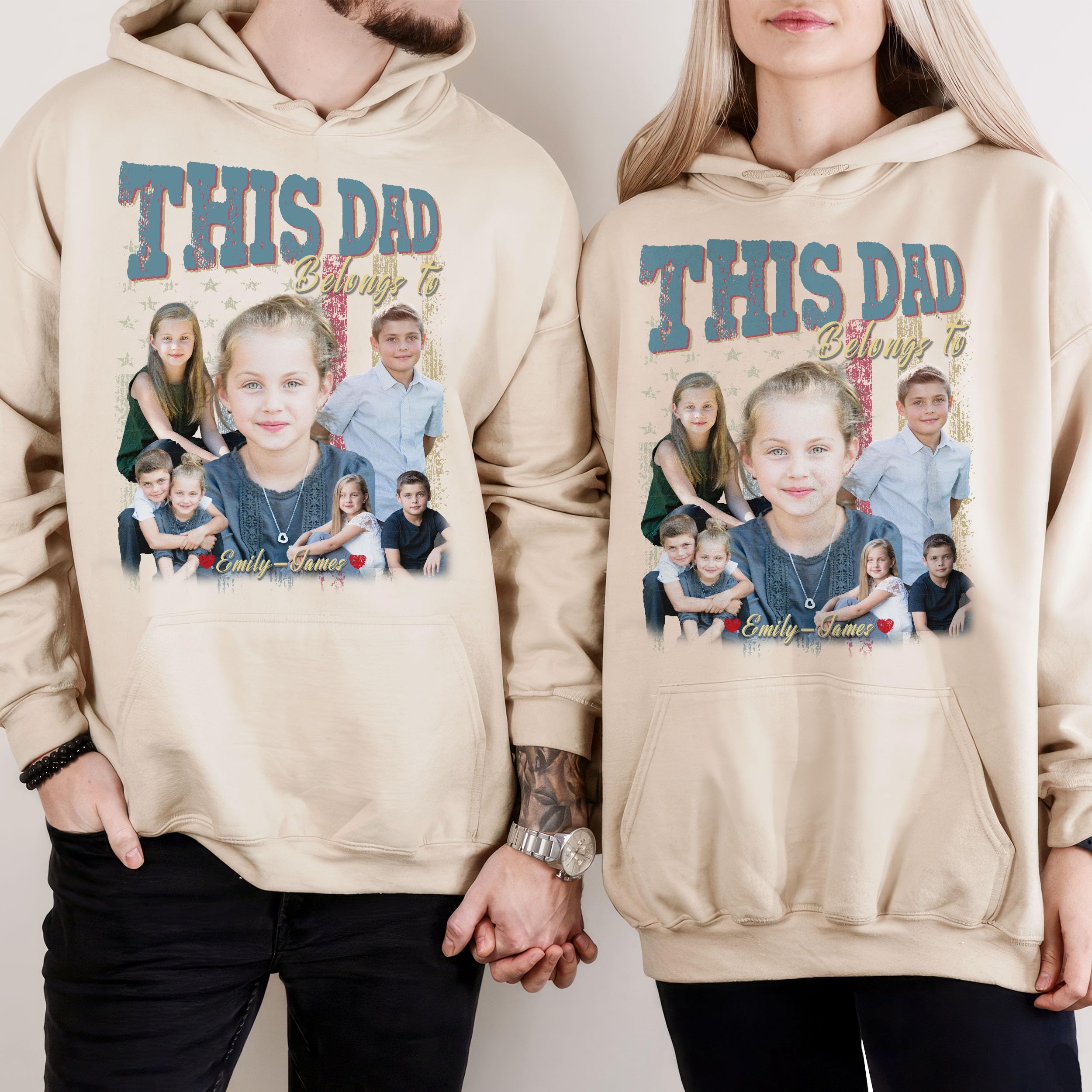 Personalized Dad Shirt Gift for Fathers Day Custom Bootleg Rap Tee Shirts Vintage Tee Custom Face Shirt Dad Shirt Gifts Idea for Fathers Day from Daughter and Son