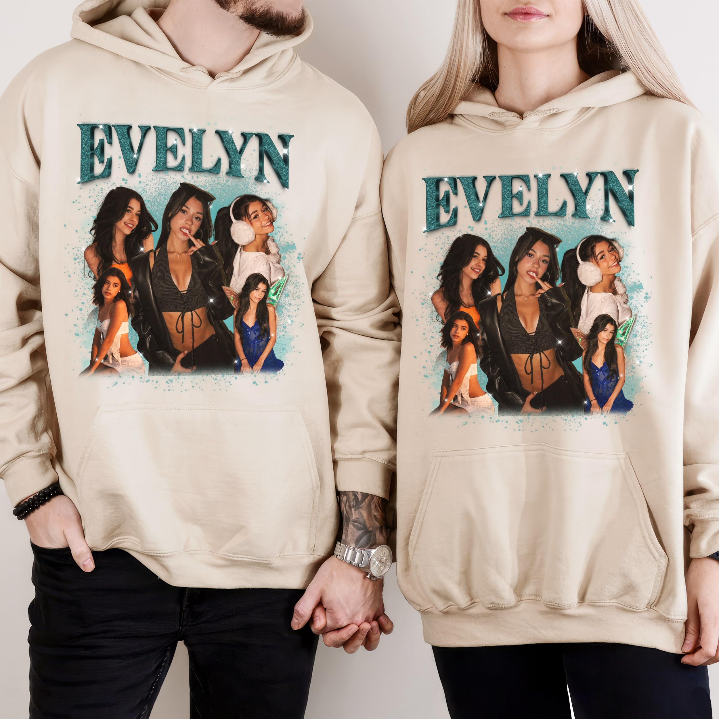 Mit & Mia Custom Your Own Bootleg Rap Tee Shirts Girlfriend Face Shirt Custom 90s Vintage Shirt for Boyfriend Custom Graphic Tees Valentine Birthday Gift