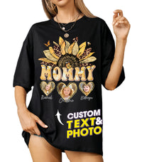 Custom Shirt for Mom, for Mom, Customize Tshirt with Photo, Shirts for Mama Vintage Tee Custom Face Shirt, Mother's Day Shirts for Women