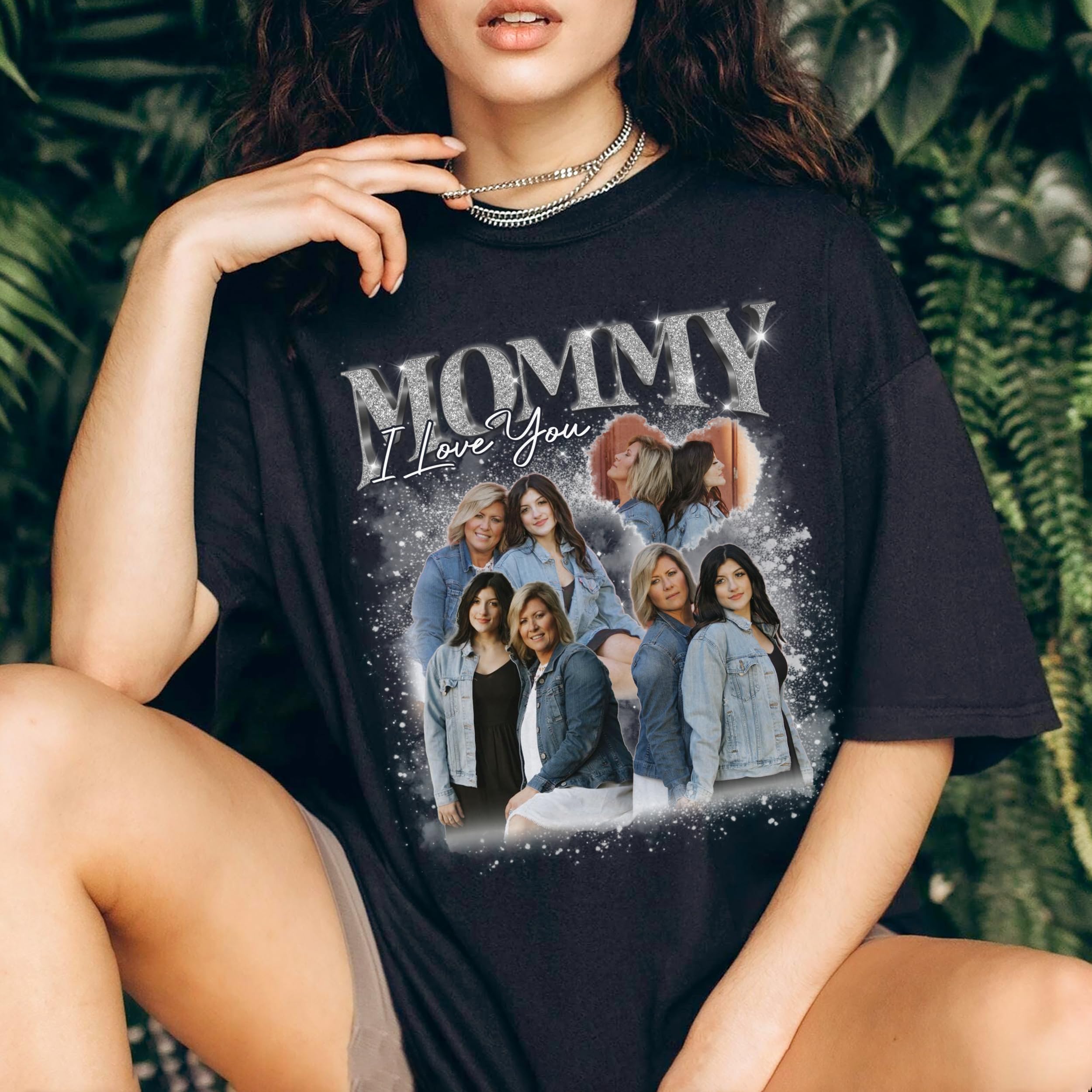 Mit & Mia Custom Mothers Day Bootleg Rap Tee Personalized Mama Shirt Best Mom Ever Custom Your Own Vintage Shirt for Mom from Daughter Son