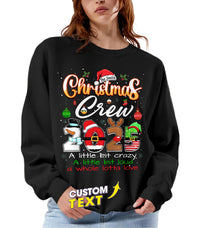 Custom Christmas Crew 2025 Shirt Customize Sweater Custom Matching Christmas Crew 2025 Shirts Outfit Xmas Squad Santa T-Shirt
