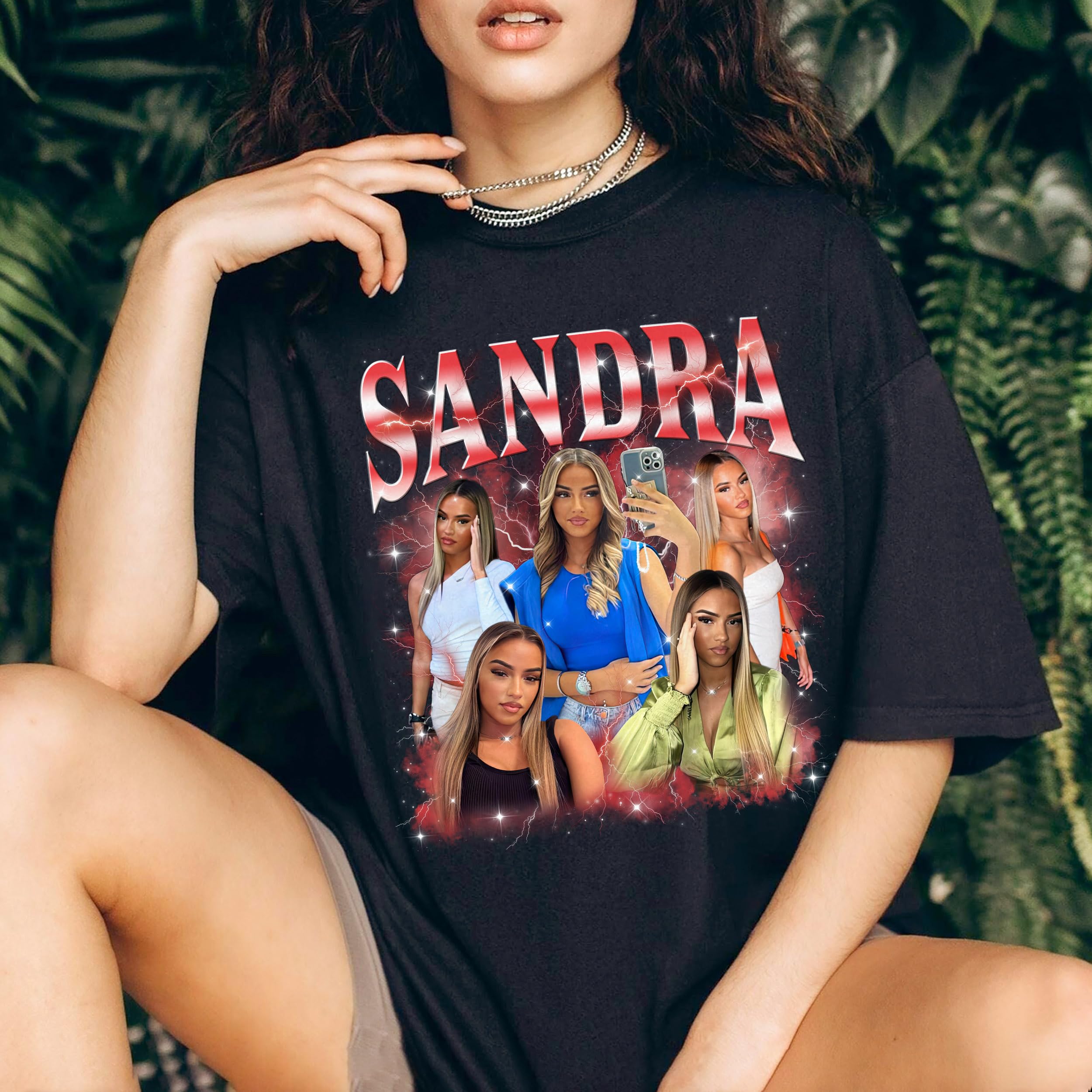 Mit & Mia Custom Bootleg Rap Tee Shirt Girlfriend Face Shirts Custom Vintage Shirt for Boyfriend Girlfriend Graphic Tees Christmas Birthday Gift