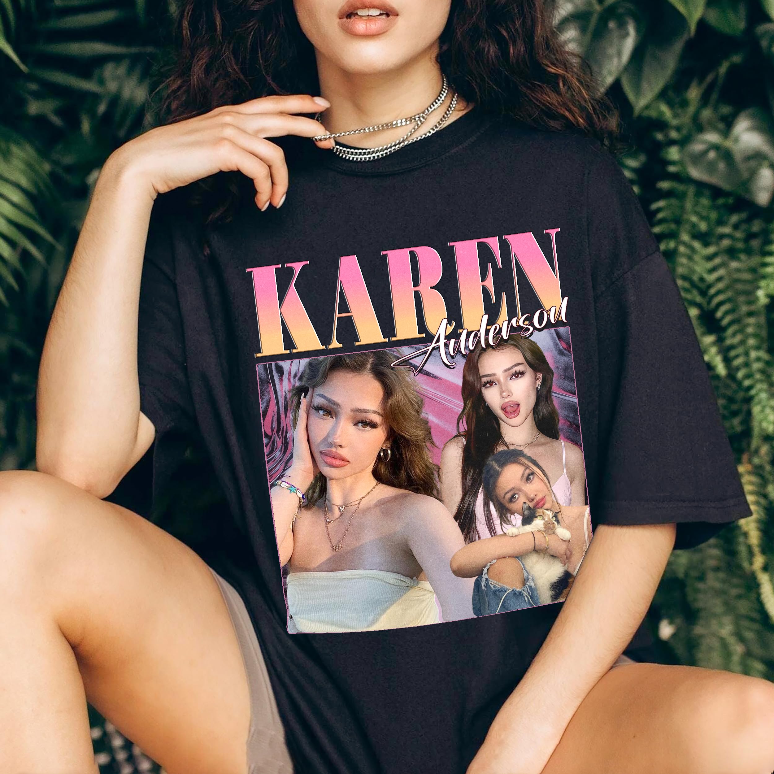 Custom Shirts Custom Bootleg Rap Tee with Photos, Unisex-Adults, Couples, Gifting, Short Sleeve