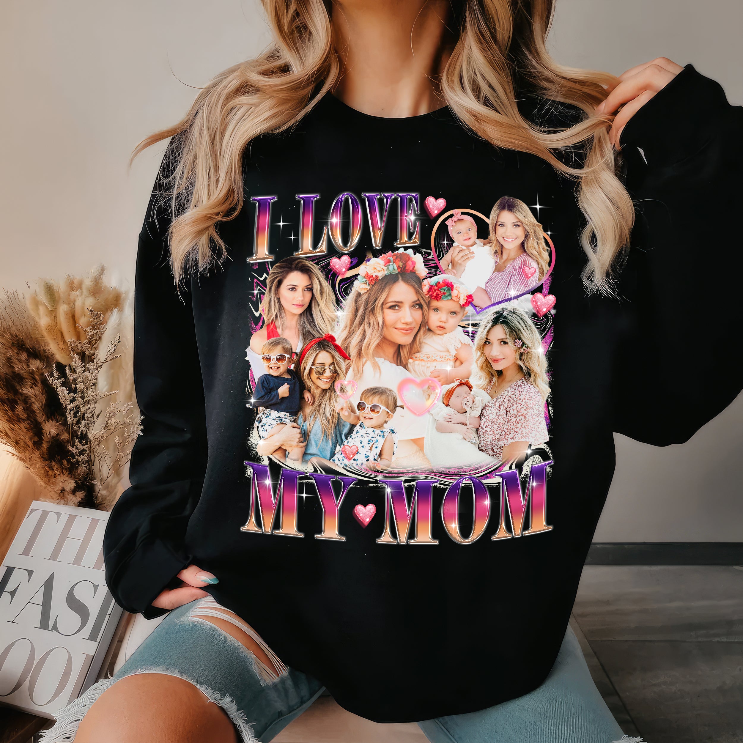 Mit & Mia Custom Mom Shirts, Mama Shirt Gifts for Mothers Day, Bootleg Rap Tee, Customize Tshirt with Face Photo, New Mom Gift