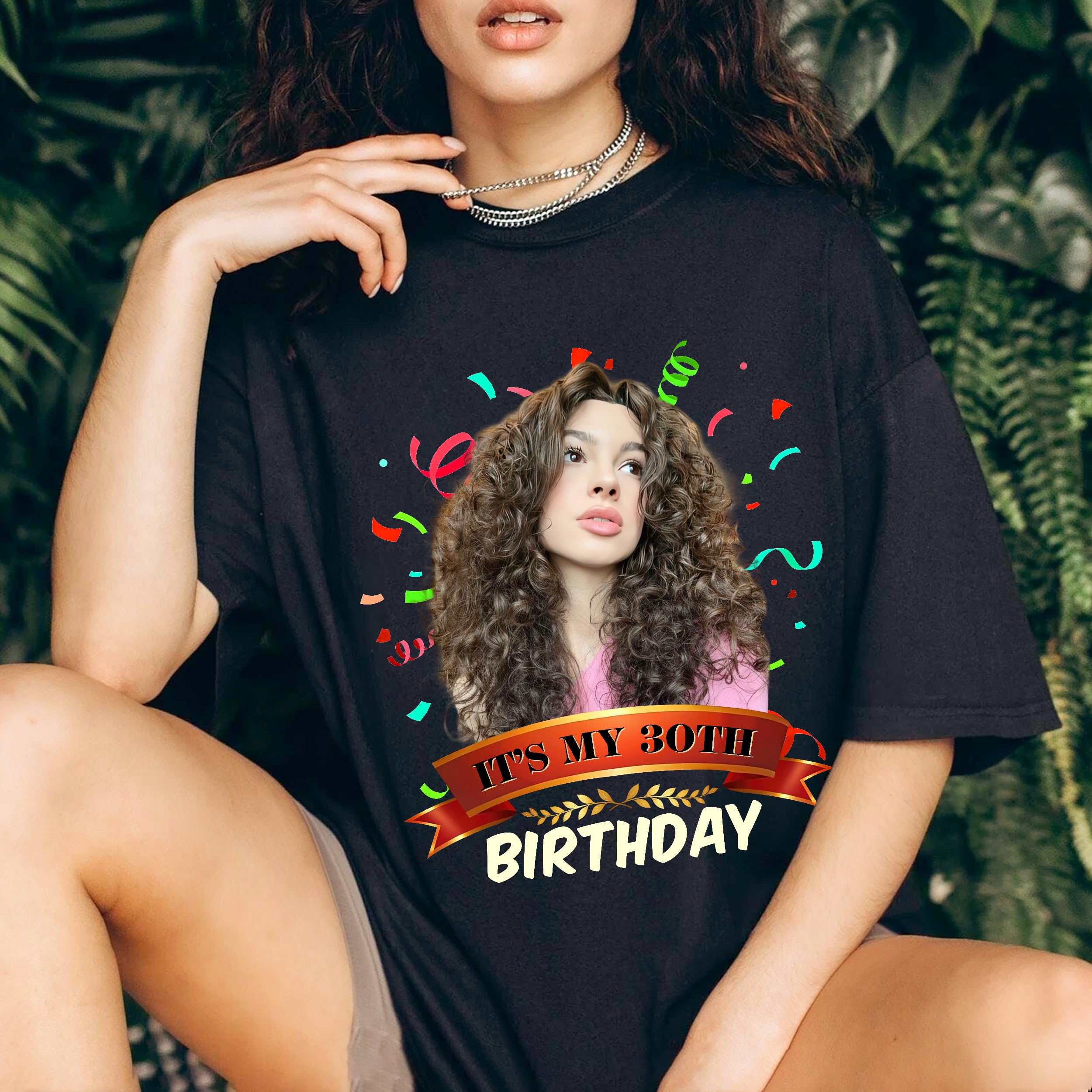 Custom Birthday Shirt Personalized Party Photo Shirts It's My Birthday Shirt Custom Picture Shirts Matching Group Tee Unique Gift for Him Her