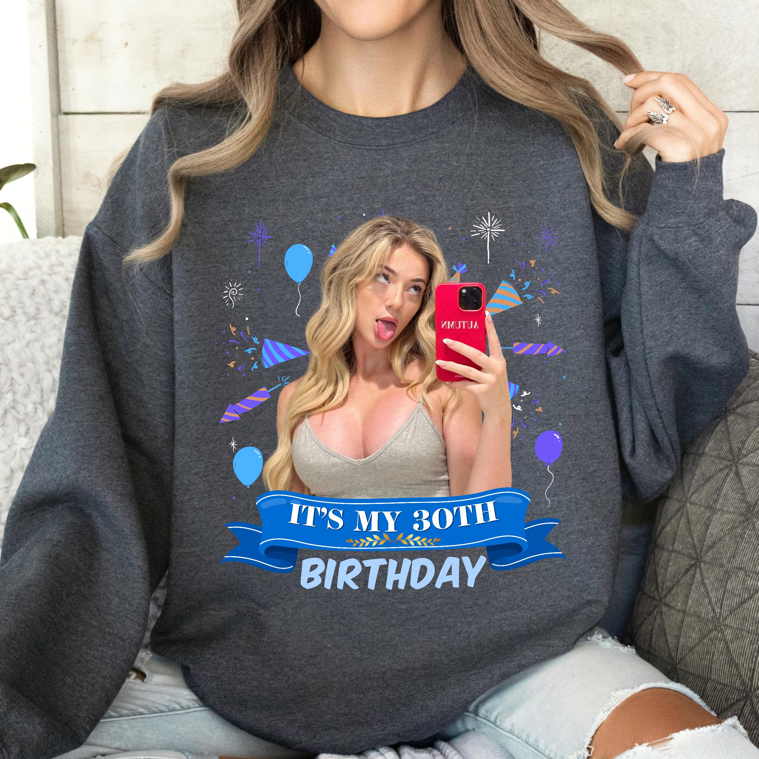 Custom Birthday Shirt Personalized Party Photo Shirts It's My Birthday Shirt Custom Picture Shirts Matching Group Tee Unique Gift for Him Her