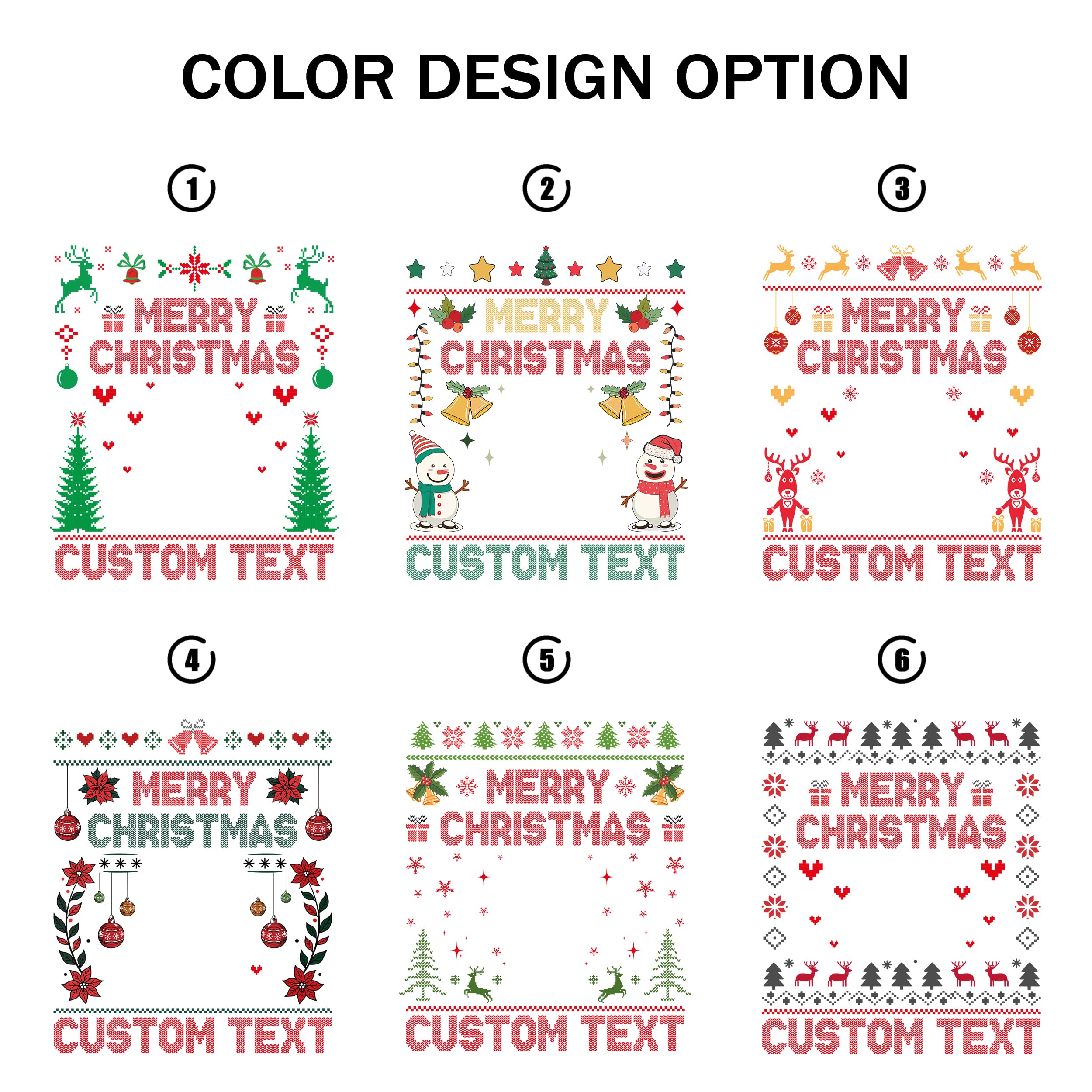 Custom Funny Family Christmas Shirt with Ugly Photo Customize Christmas Crew 2025 Sweater Funny Sarcastic Matching Outfit Xmas Squad Santa Shirts