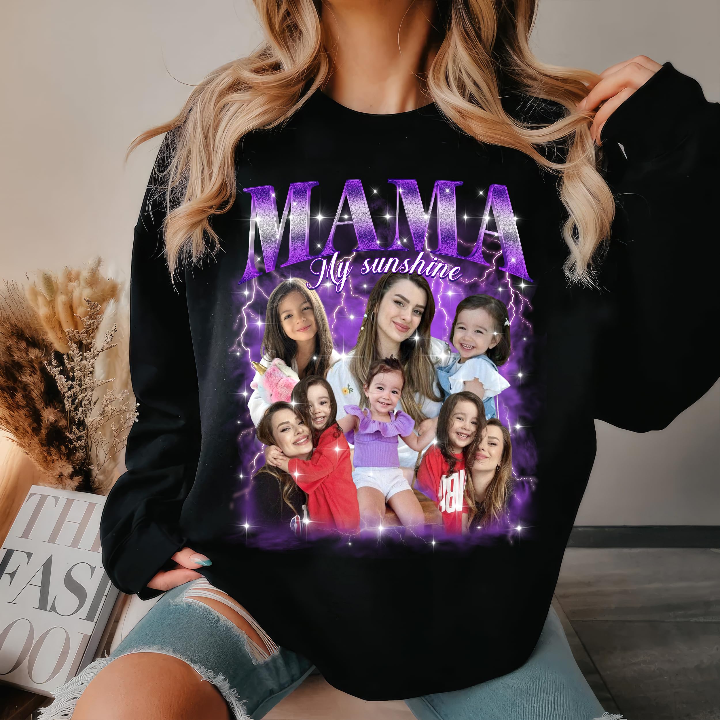 Mit & Mia Custom Mothers Day Shirt Custom Bootleg Rap Tee Personalized Mom Shirt Custom Your Own Vintage Shirt Custom Graphic Tees Birthday