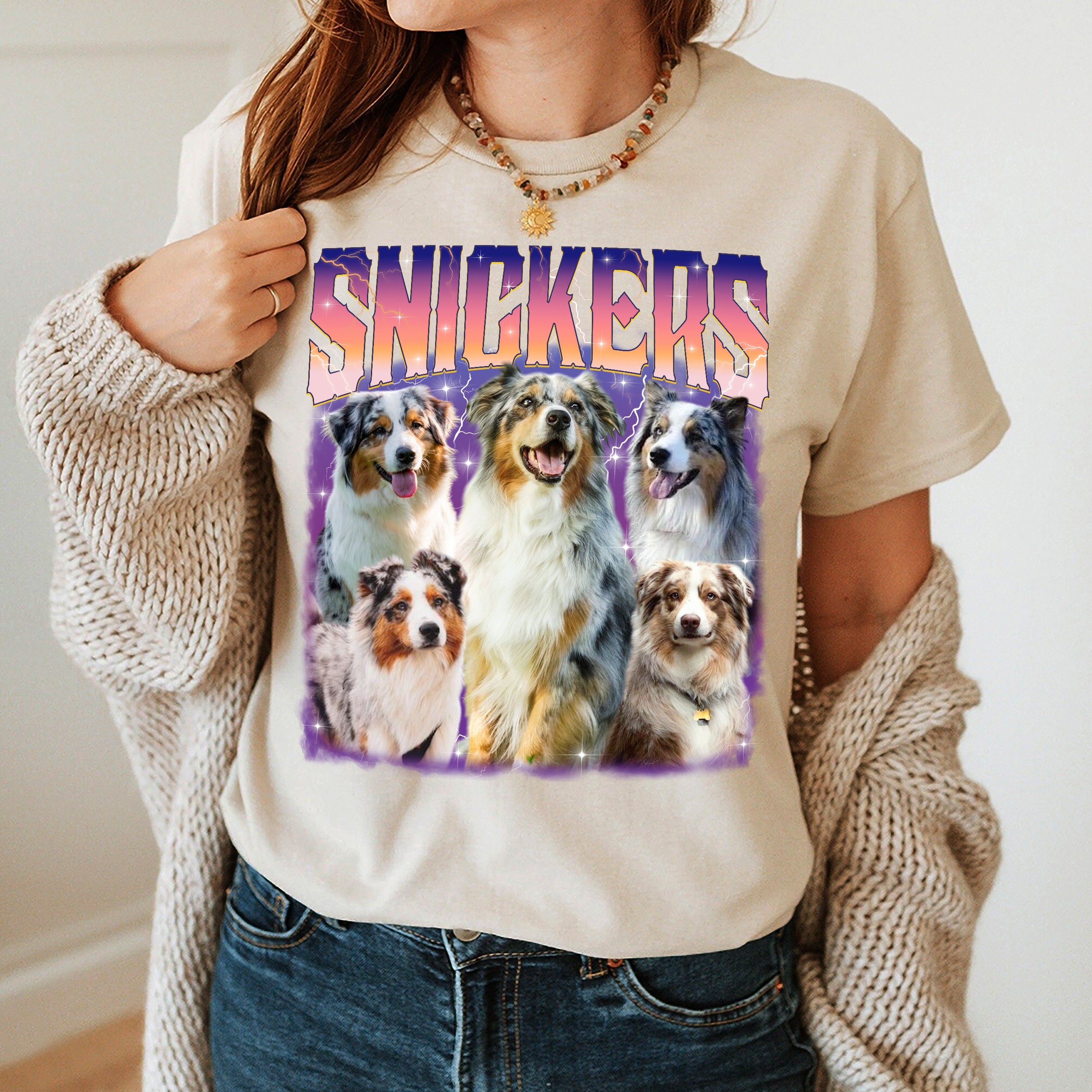 Mit & Mia Custom Your Own Bootleg Shirts Customize Dog Shirt, Tshirts for Cat Lovers, Custom Pet Shirt, Graphic Tees Gift for Dog Cat Lovers Birthday