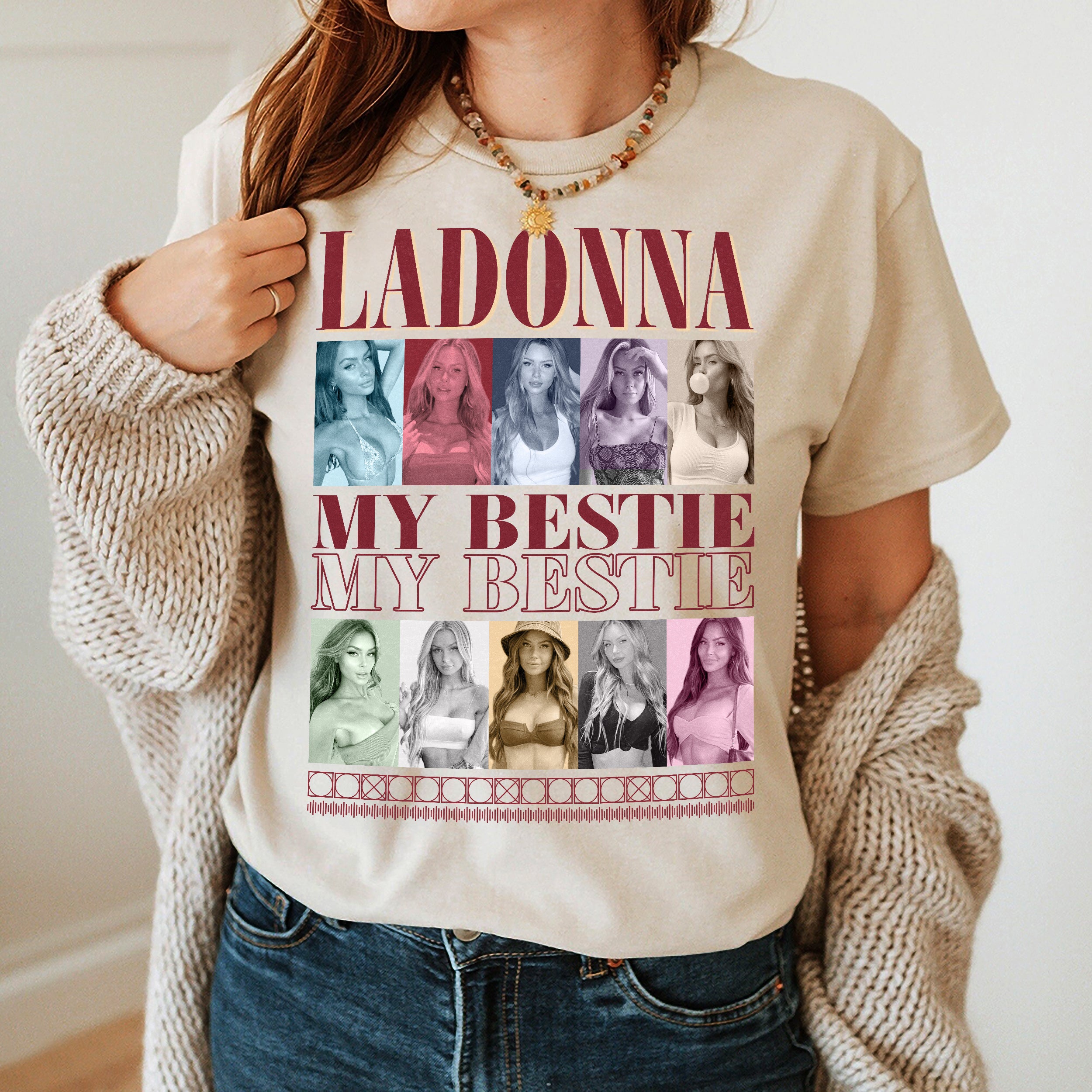 Mit & Mia Custom Vintage Shirt Custom Your Own Bootleg Rap Tee Shirt for Boyfriend Girlfriend Retro Shirt with Face Photo Gifts for Birthday Valentines Mothers Day