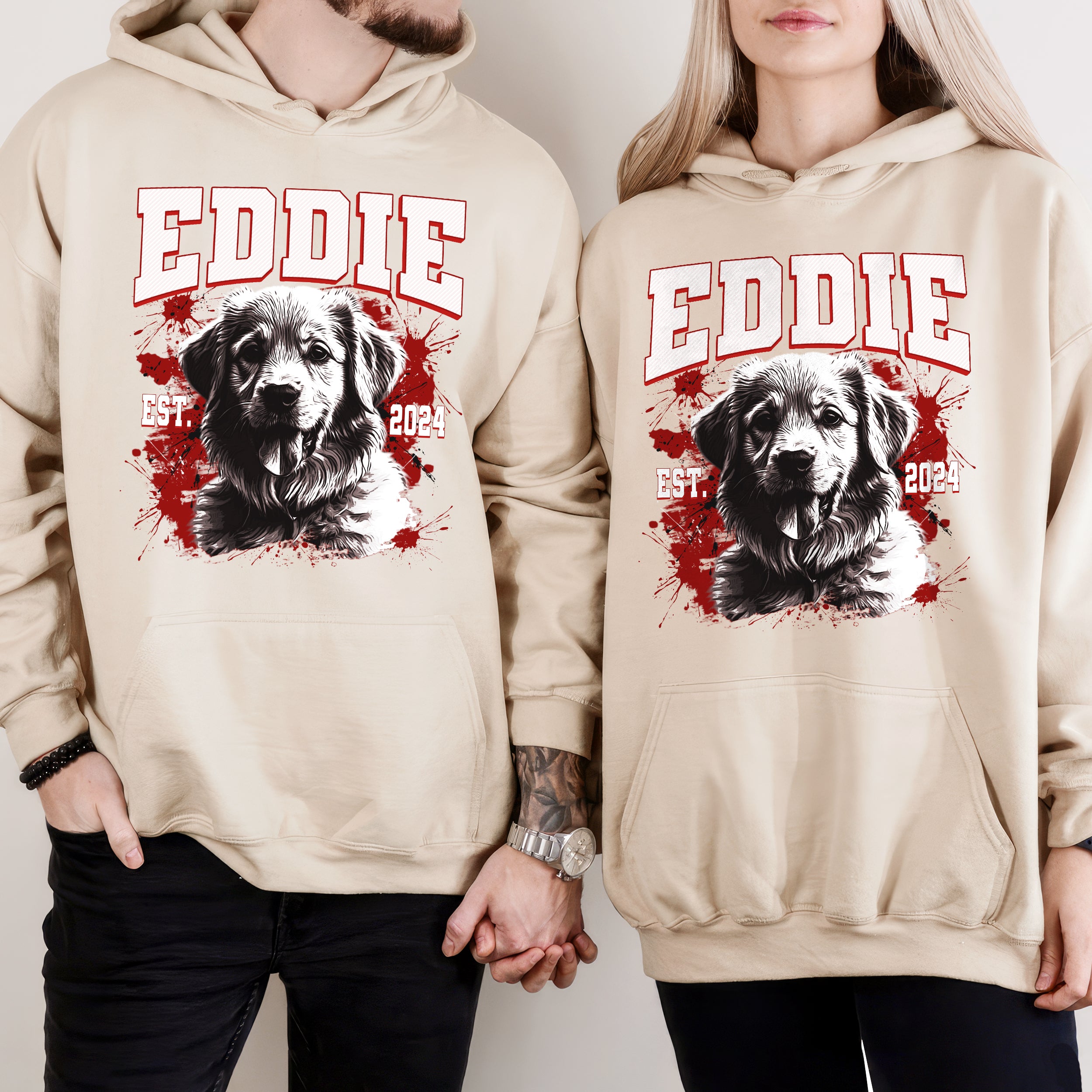 Mit & Mia Custom T Shirts with Photo Vintage Graphic Tees Custom Dog Shirt Unique Gifts for Dog Cat Lovers Custom Pet Shirt Birthday