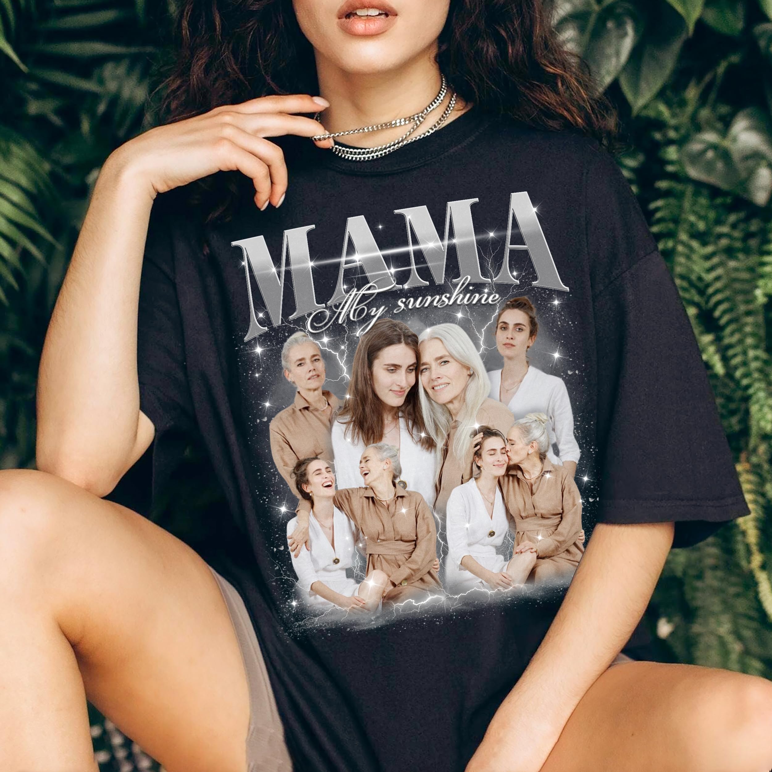 Mit & Mia Custom Bootleg Rap Tee Custom Mothers Day Shirt Personalized Mom Shirt Custom Vintage Shirt Custom Graphic Tees Birthday from Daughter Son