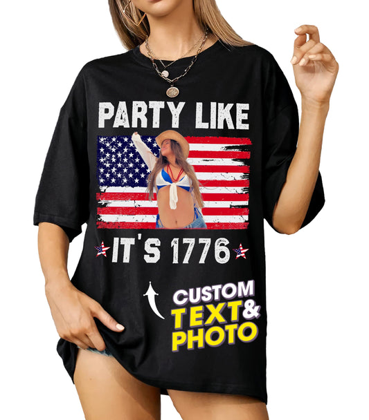 4th of July Shirt American Flag Shirts for Women 4th of July Graphic Tee Independence Day Custom T Shirts for Men