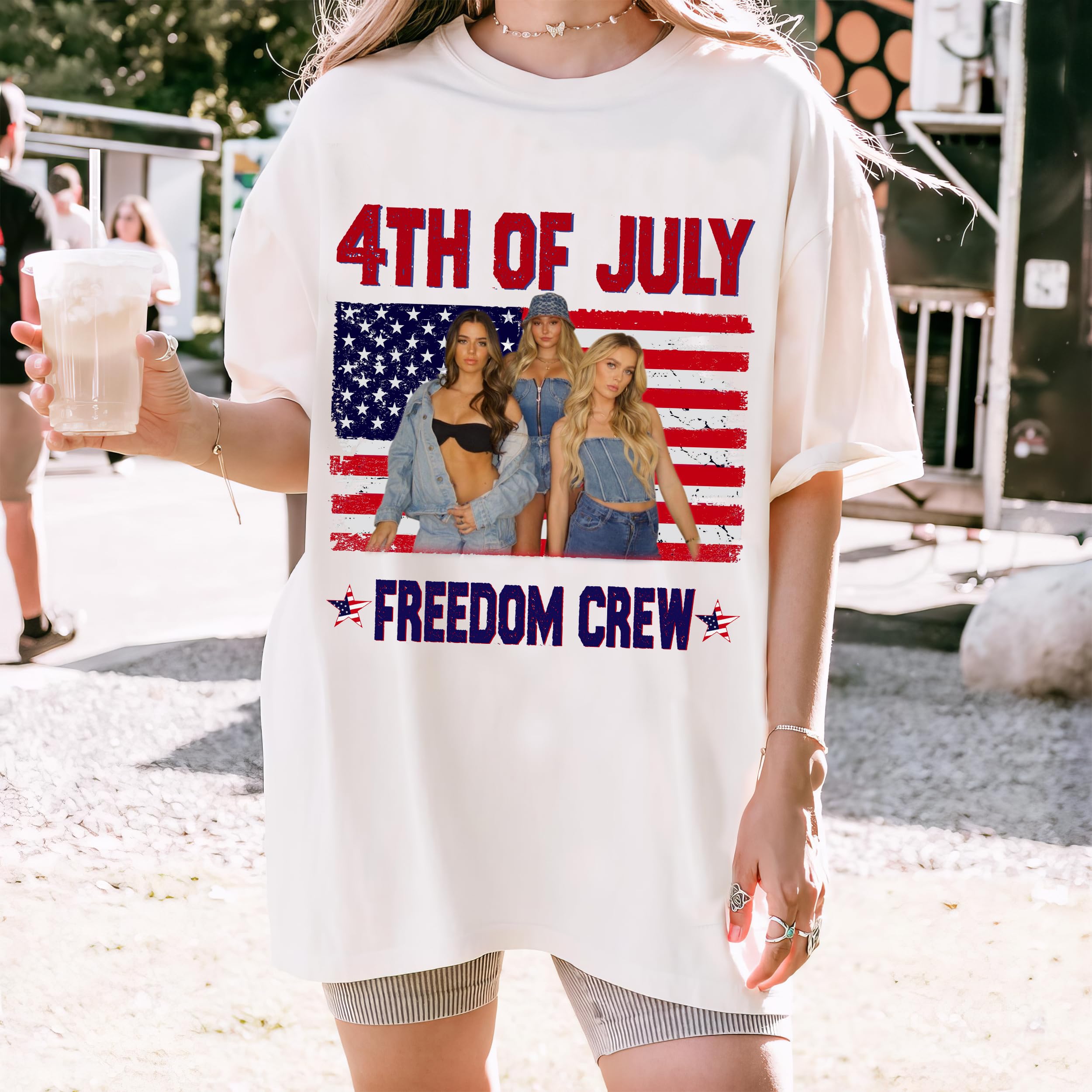 4th of July Shirt American Flag Shirts for Women 4th of July Graphic Tee Independence Day Custom T Shirts for Men