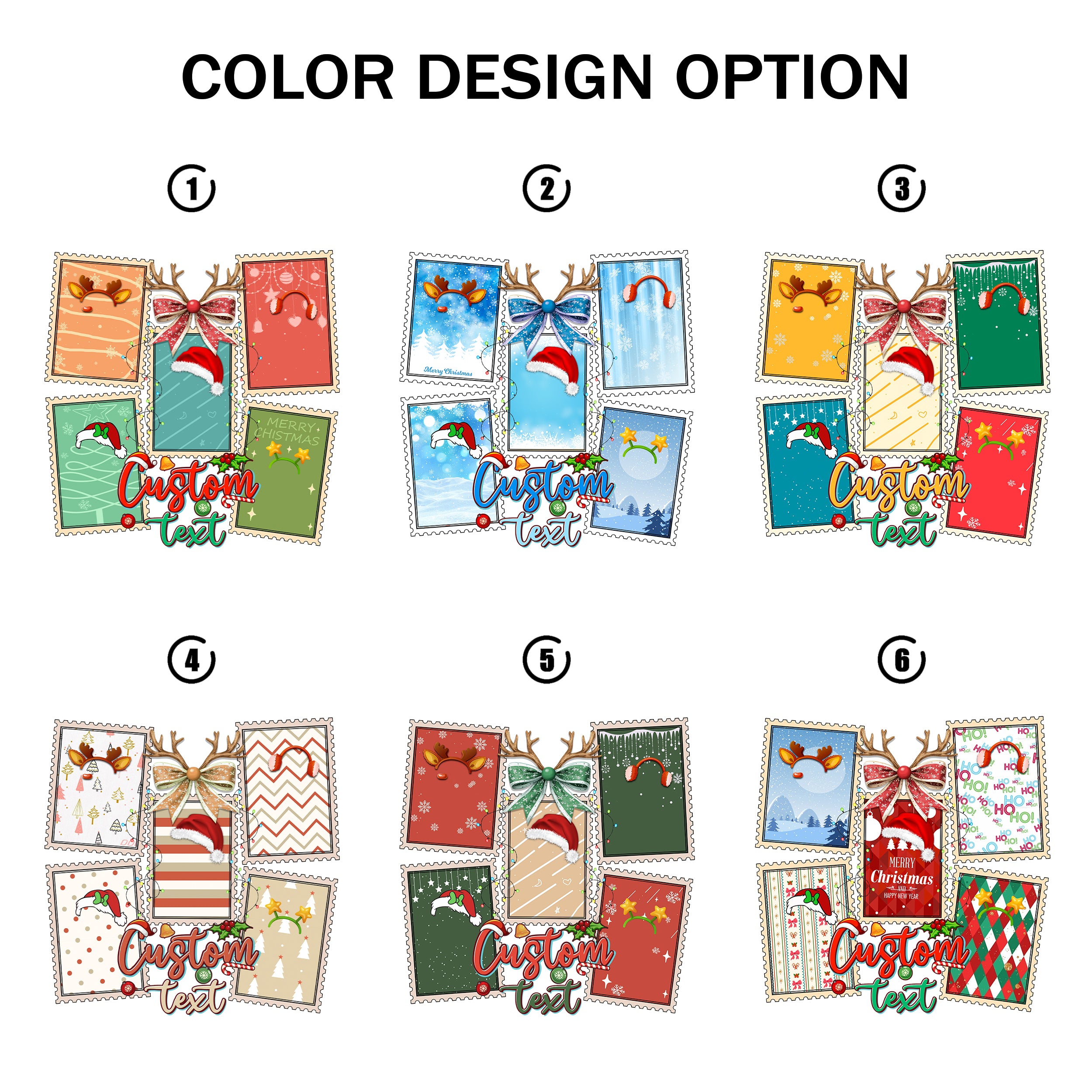 Mit & Mia Custom Christmas Shirts Custom Pet Shirt for Christmas 2025 Matching Family Shirt Photo Collage Personalized Dog Lovers T-Shirt with Picture