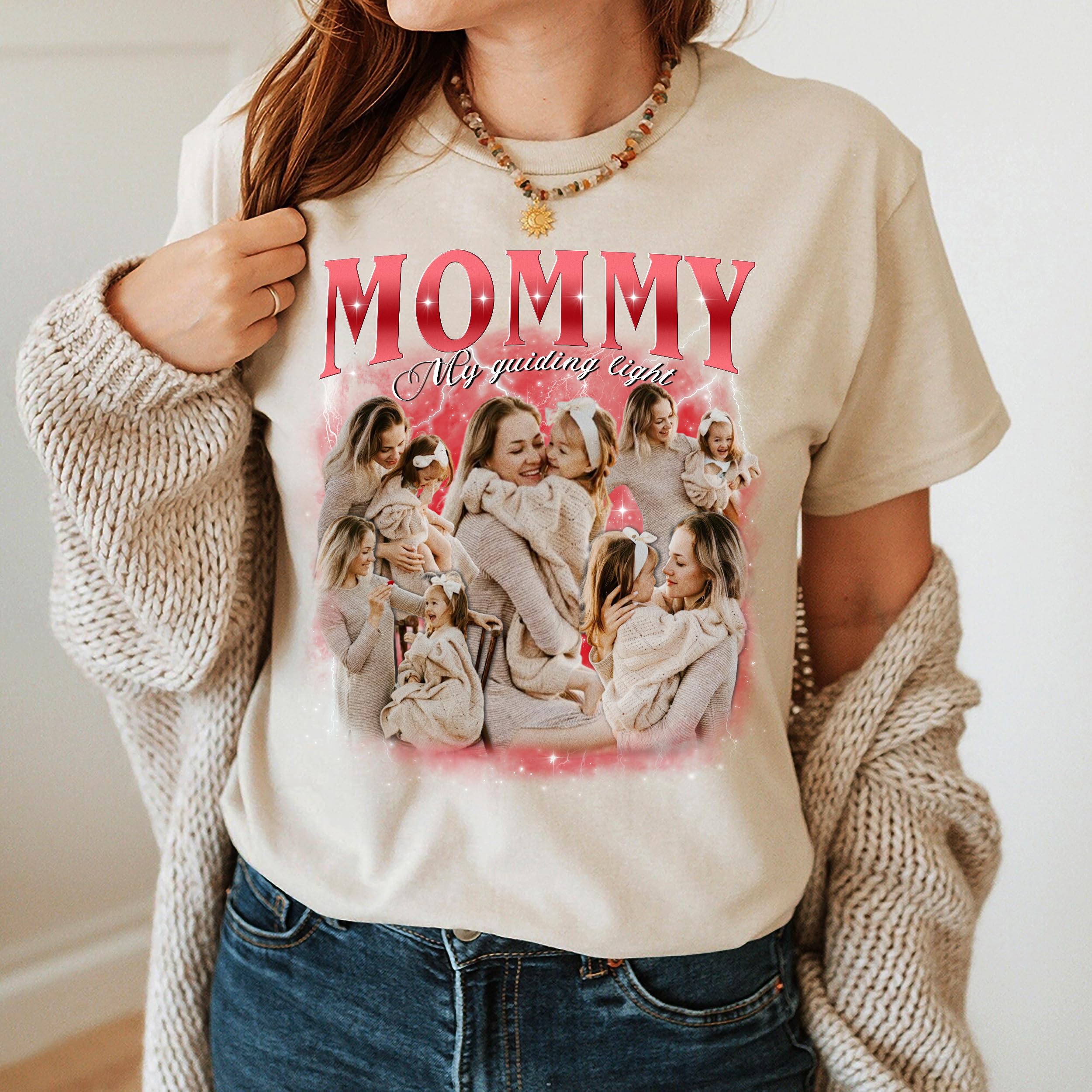 Mit & Mia Custom Your Own Bootleg Rap Tee Shirts Personalized Mom Shirt Custom Your Text Vintage Shirt Custom Graphic Tees Mothers Day Birthday Gift