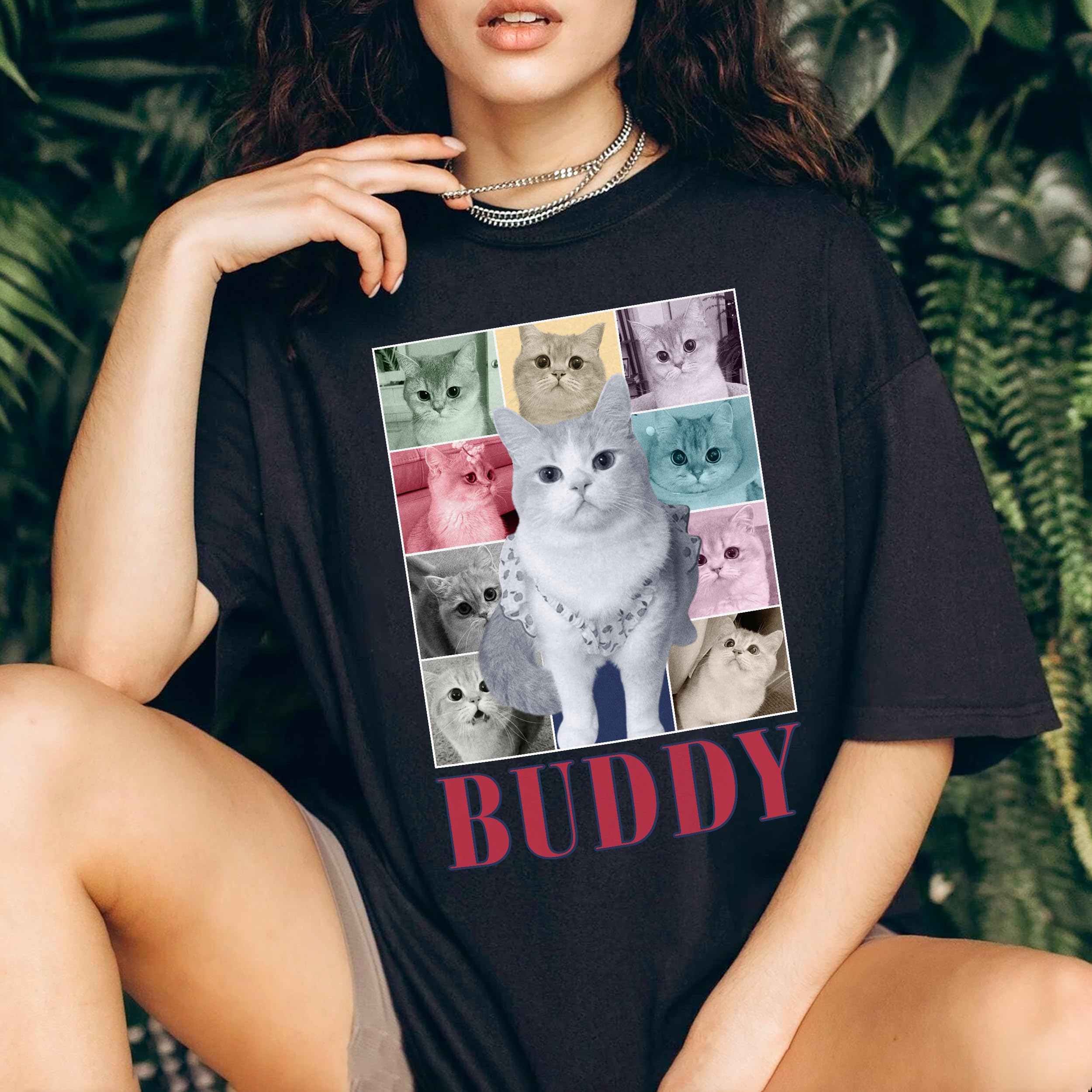 Mit & Mia Custom T Shirt Rap Tee Shirts Custom Your Own Vintage Shirt Personalized Vintage Pet Shirt Girlfriend Shirt Christmas Birthday Gift for Dog Cat Lovers