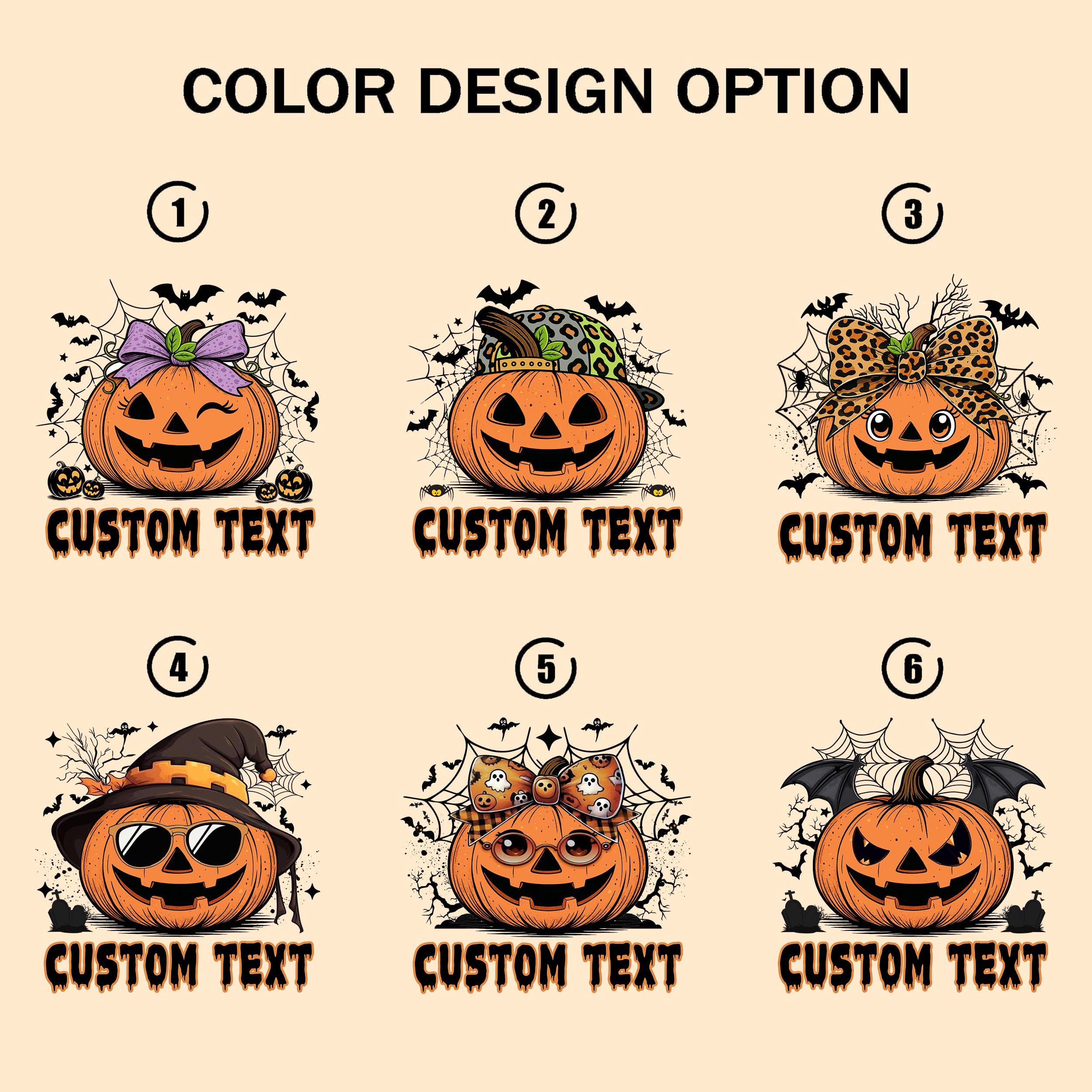 Custom Halloween Shirts for Women Pumpkin Sweatshirt Halloween Personalized Fall Thanksgiving Gift Pumpkin Face Boo Tee