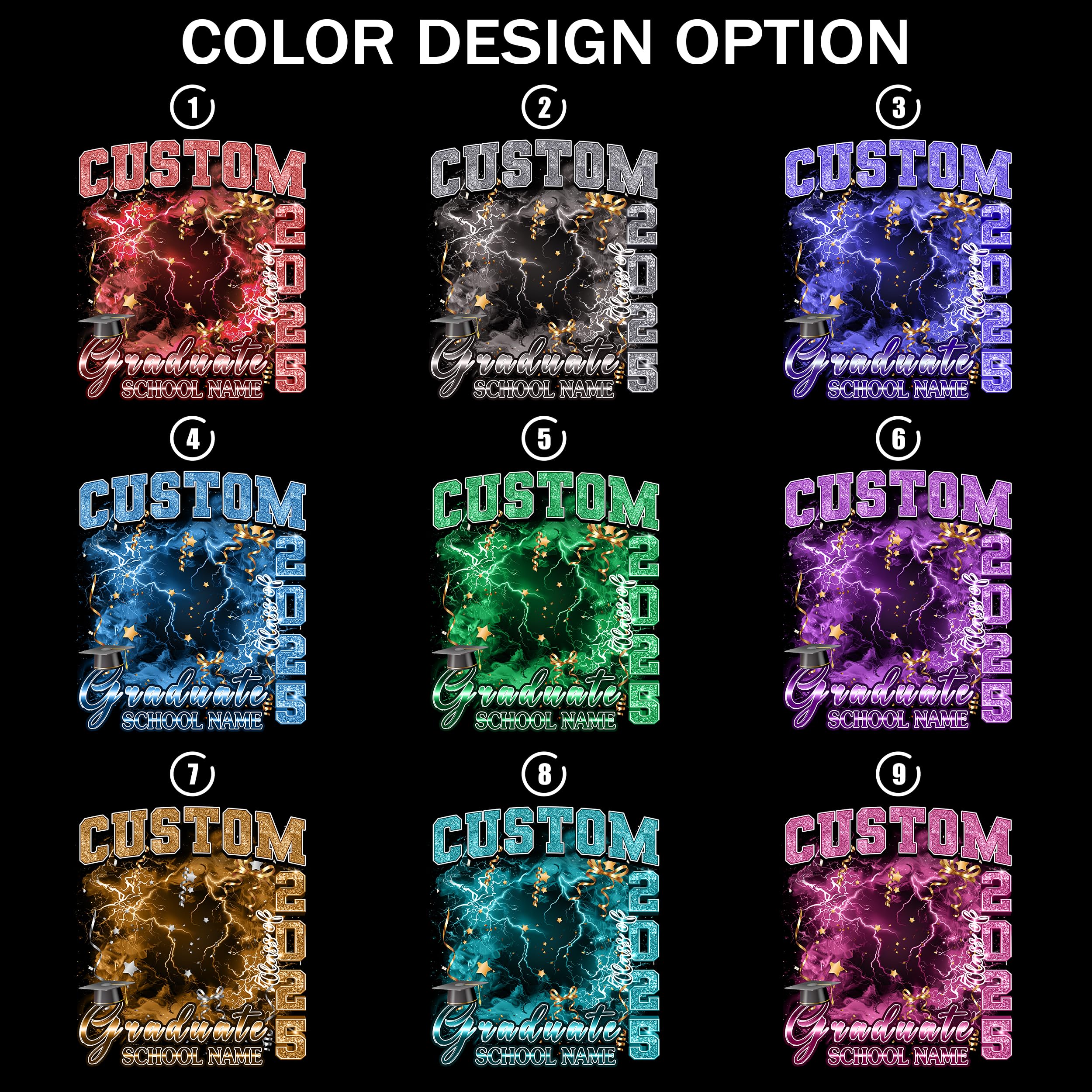 Custom 2025 Graduate Shirt Customize Shirts with Picture Personalized Graduation T Shirts for Family Class of 2025 Custom Photo Graduation Proud Mom Shirt