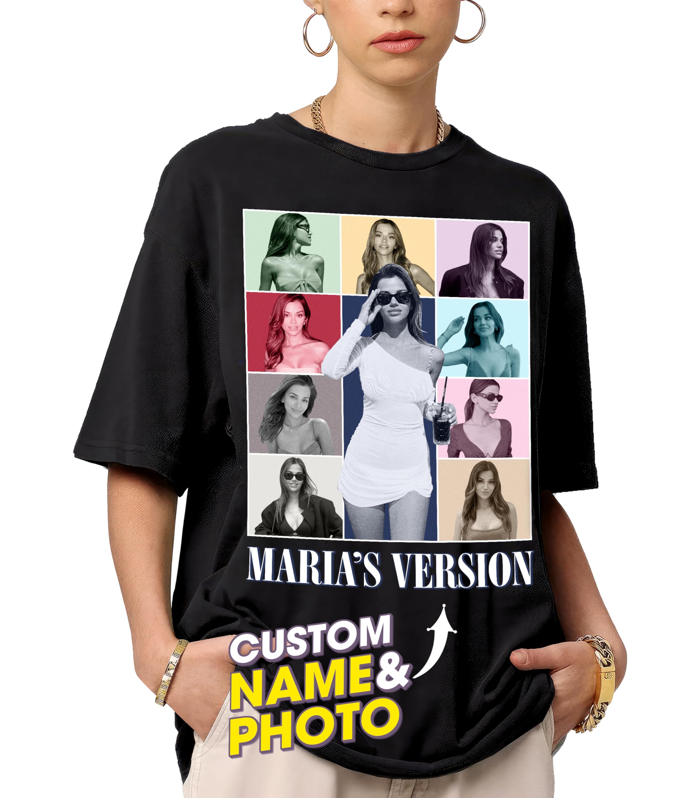 Custom Design Your Own Vintage Tshirt for Boyfriend Girlfriend Personalized Graphic Tee Bootleg Rap Tee Shirt Valentines Birthday Gift