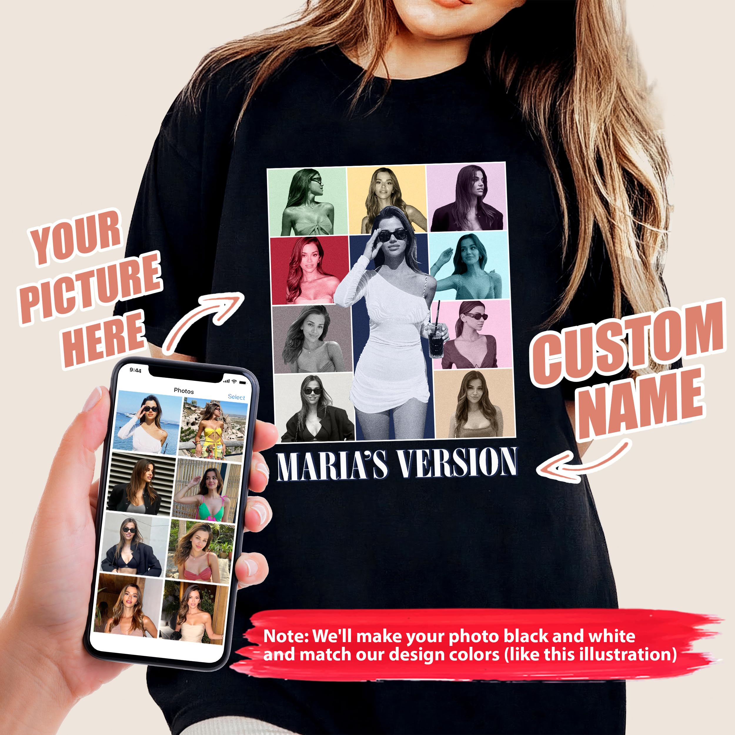 Custom Design Your Own Vintage Tshirt for Boyfriend Girlfriend Personalized Graphic Tee Bootleg Rap Tee Shirt Valentines Birthday Gift