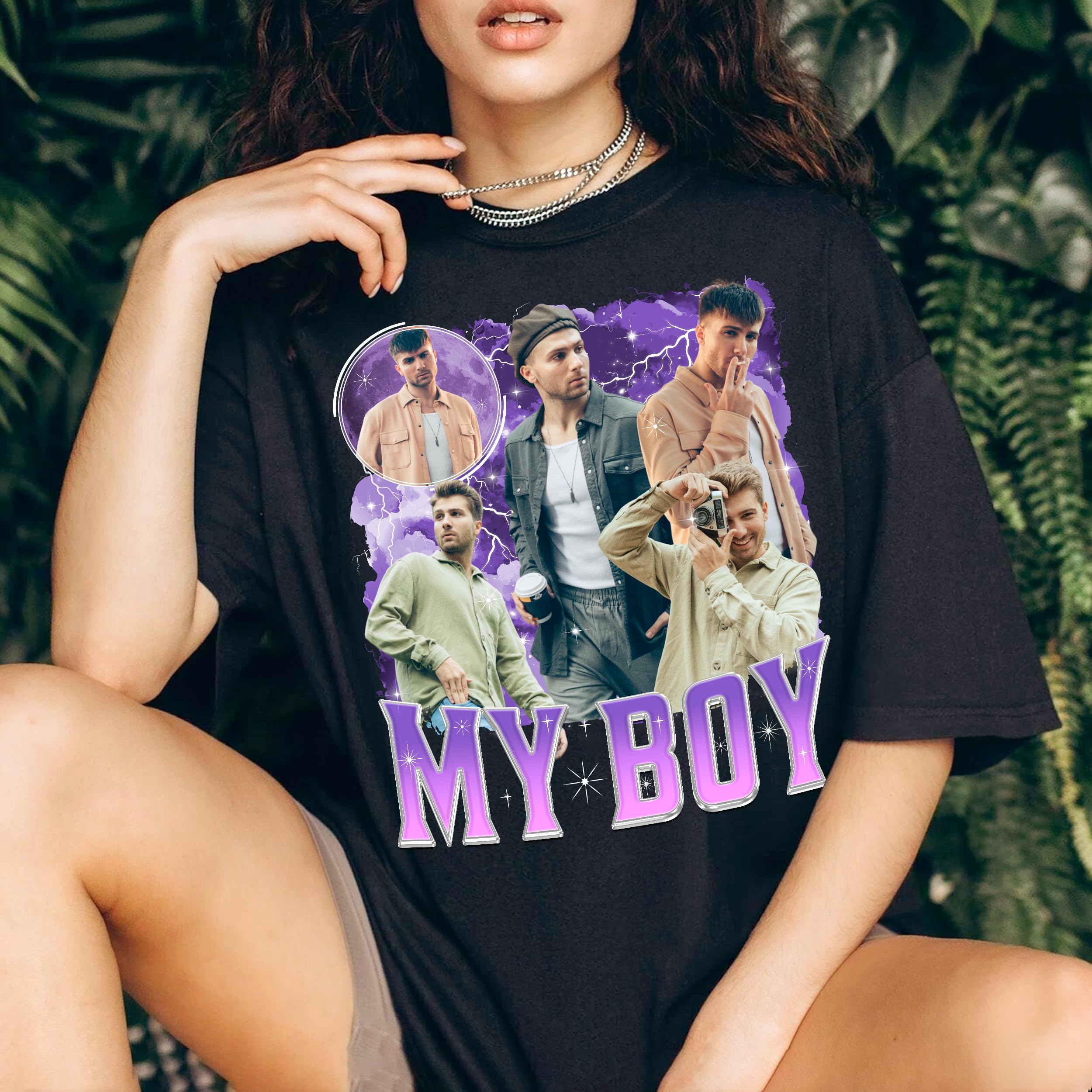 Custom Bootleg Rap Tee Girlfriend Face Shirt Custom T Shirts Custom Shirt for Boyfriend Girlfriend Custom Graphic Tees Christmas Valentine Gift