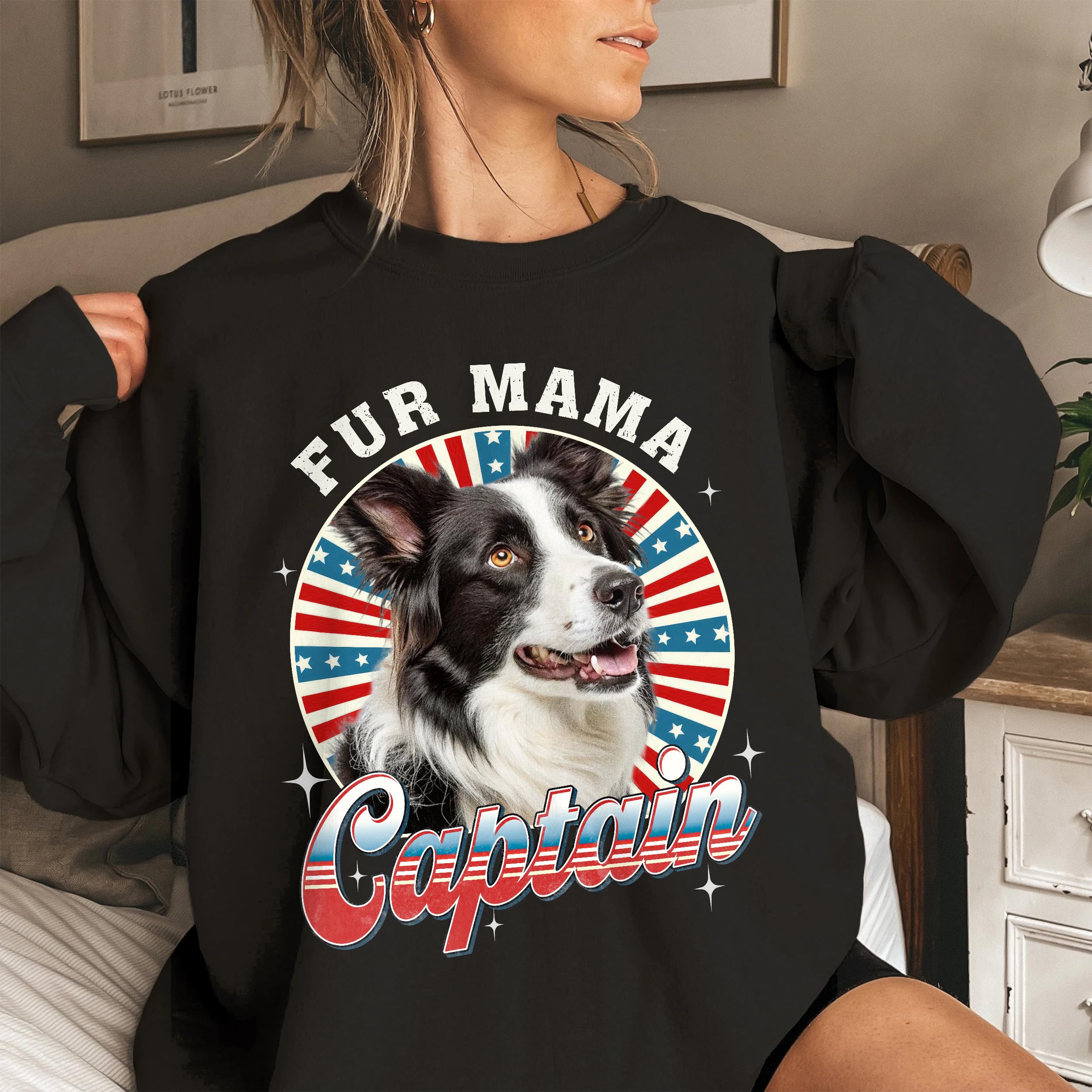 Mit & Mia Custom T Shirts, Custom Dog Shirt, Vintage Tee with Pet Photo for Boyfriend Girlfriend, Cat Mom Shirt, Customized Pet Shirts, Gift for Dog Cat Lovers