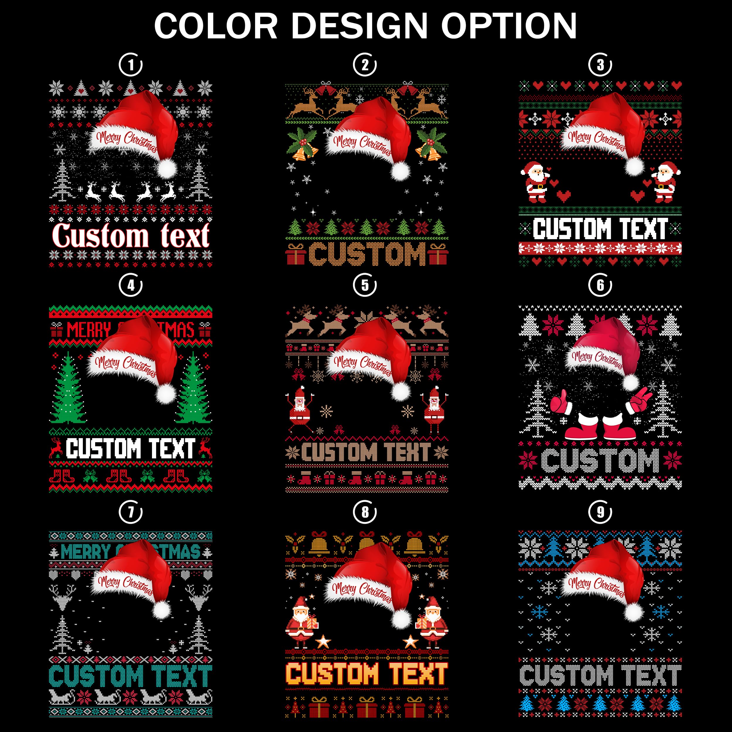 Custom Face Ugly Christmas Shirt - Customized Photo Sweater for Matching Family Sweatshirts and T-Shirts for Women and Men