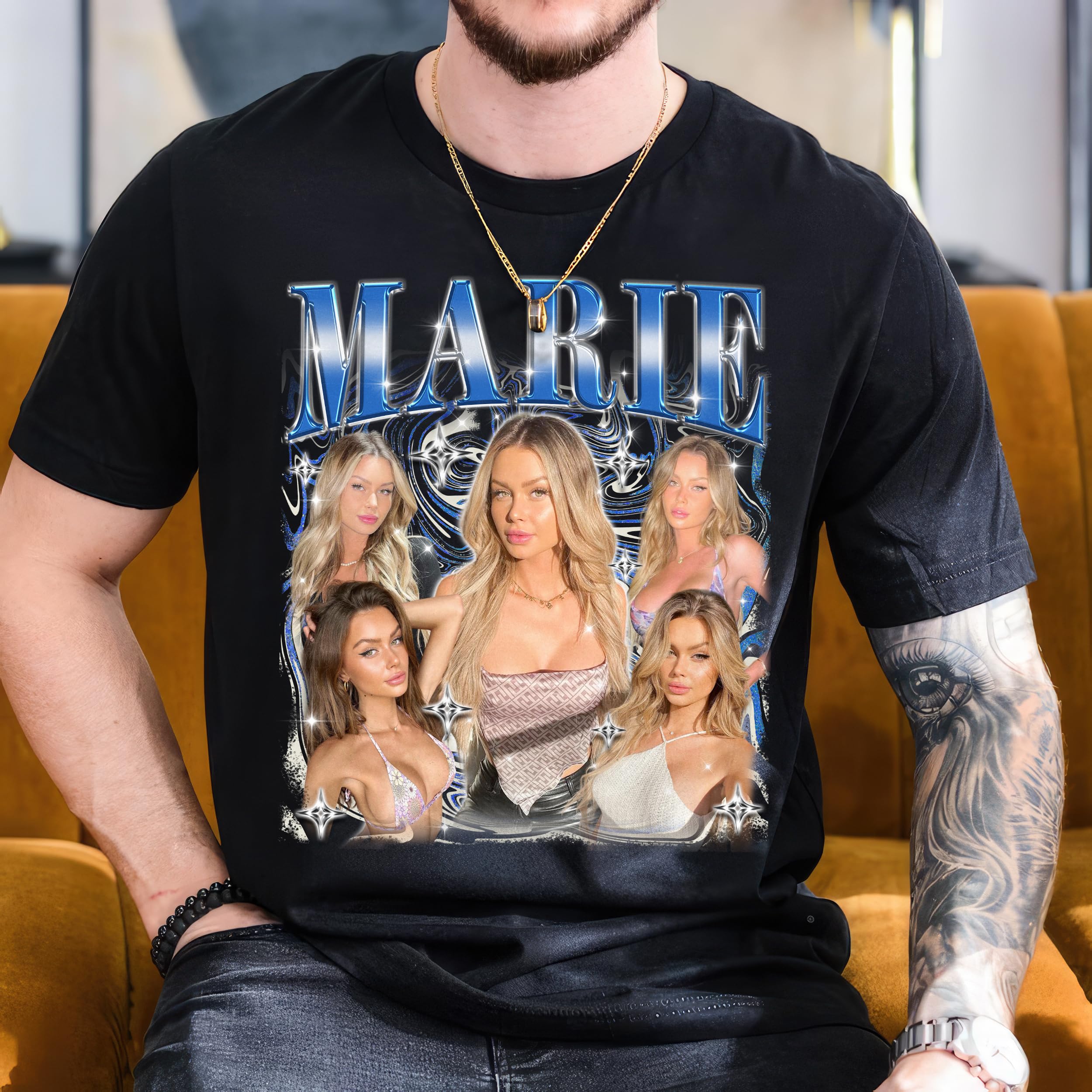 Custom Your Own Bootleg Shirts Custom T Shirts Bootleg Rap Tee for Girlfriend Boyfriend Shirt with Photo Custom Graphic Tees Christmas Birthday Gift