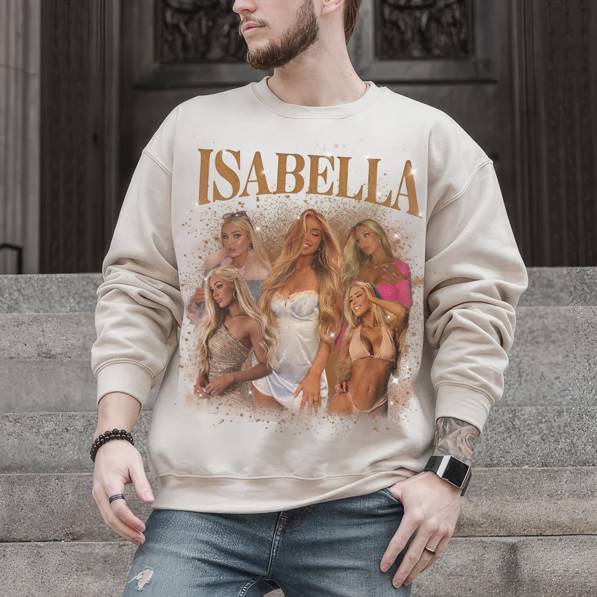 Custom Bootleg Rap Tee & Sweatshirts for Women & Men - Crewneck Shirts for Boyfriend & Girlfriend - Face Shirt Gift for Valentines, Halloween & Christmas