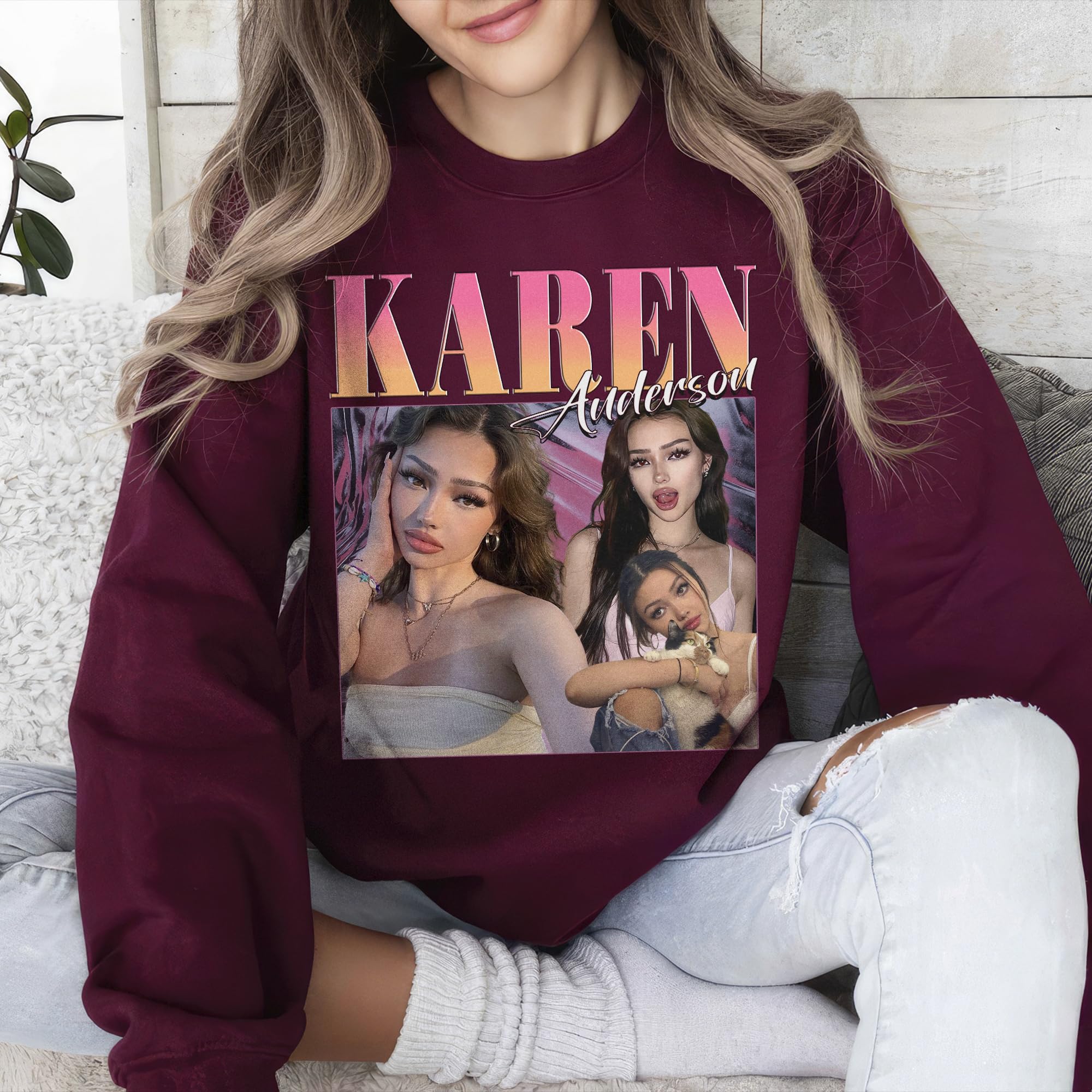 Custom Bootleg Rap Shirt & Sweatshirt with Photo - Boyfriend/Girlfriend Face Shirt Gift for Valentines, Halloween & Christmas