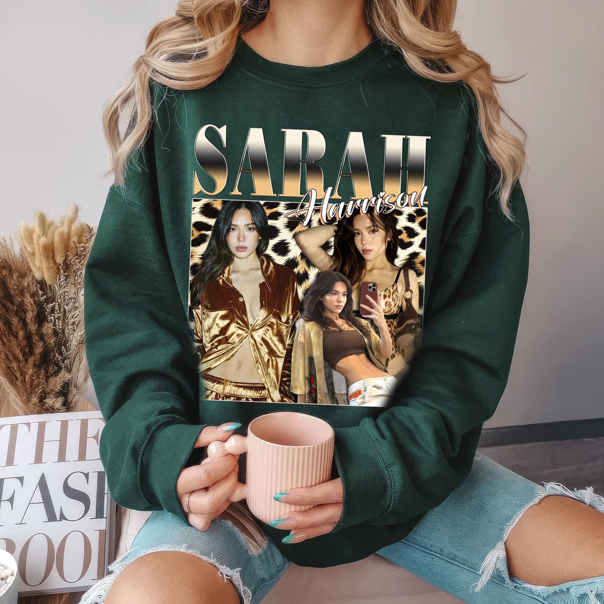 Custom Bootleg Rap Shirt & Sweatshirt with Photo - Boyfriend/Girlfriend Face Shirt Gift for Valentines, Halloween & Christmas