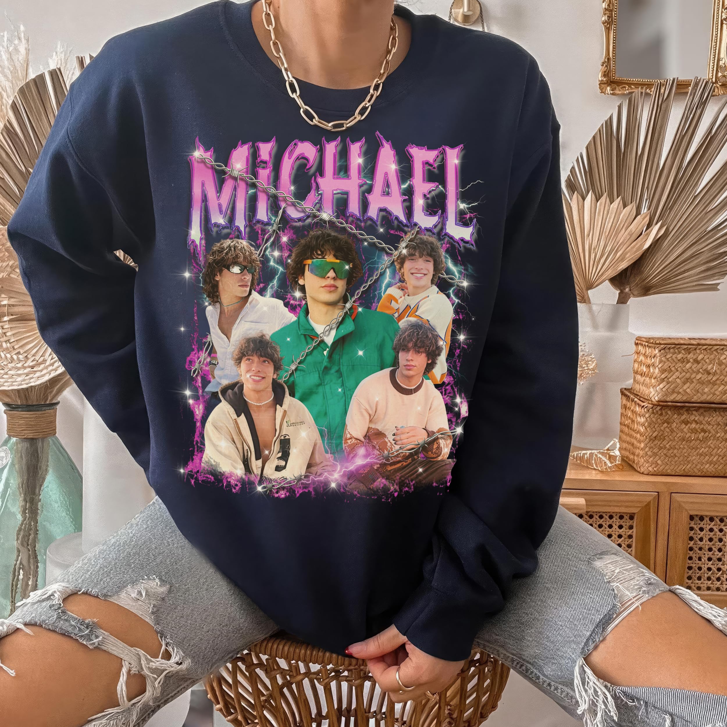 Custom Your Own Bootleg Rap Tee Shirt Custom Sweatshirts Crewneck Shirts for Boyfriend Girlfriend Vintage Face Shirt Gift for Valentines Halloween Christmas