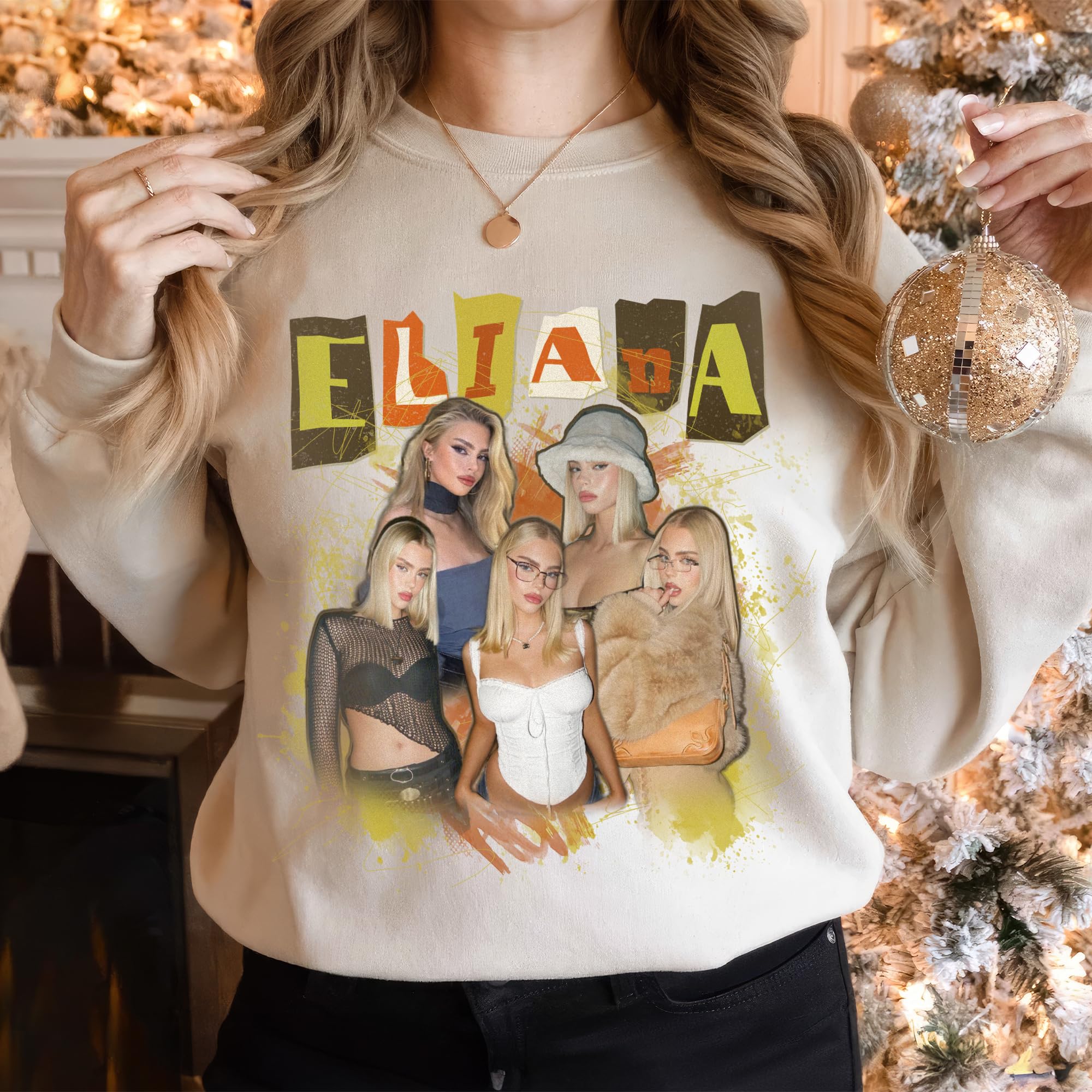 Custom Bootleg Rap Tee & Sweatshirts for Women & Men - Crewneck Shirts for Boyfriend & Girlfriend - Face Shirt Gift for Valentines, Halloween & Christmas