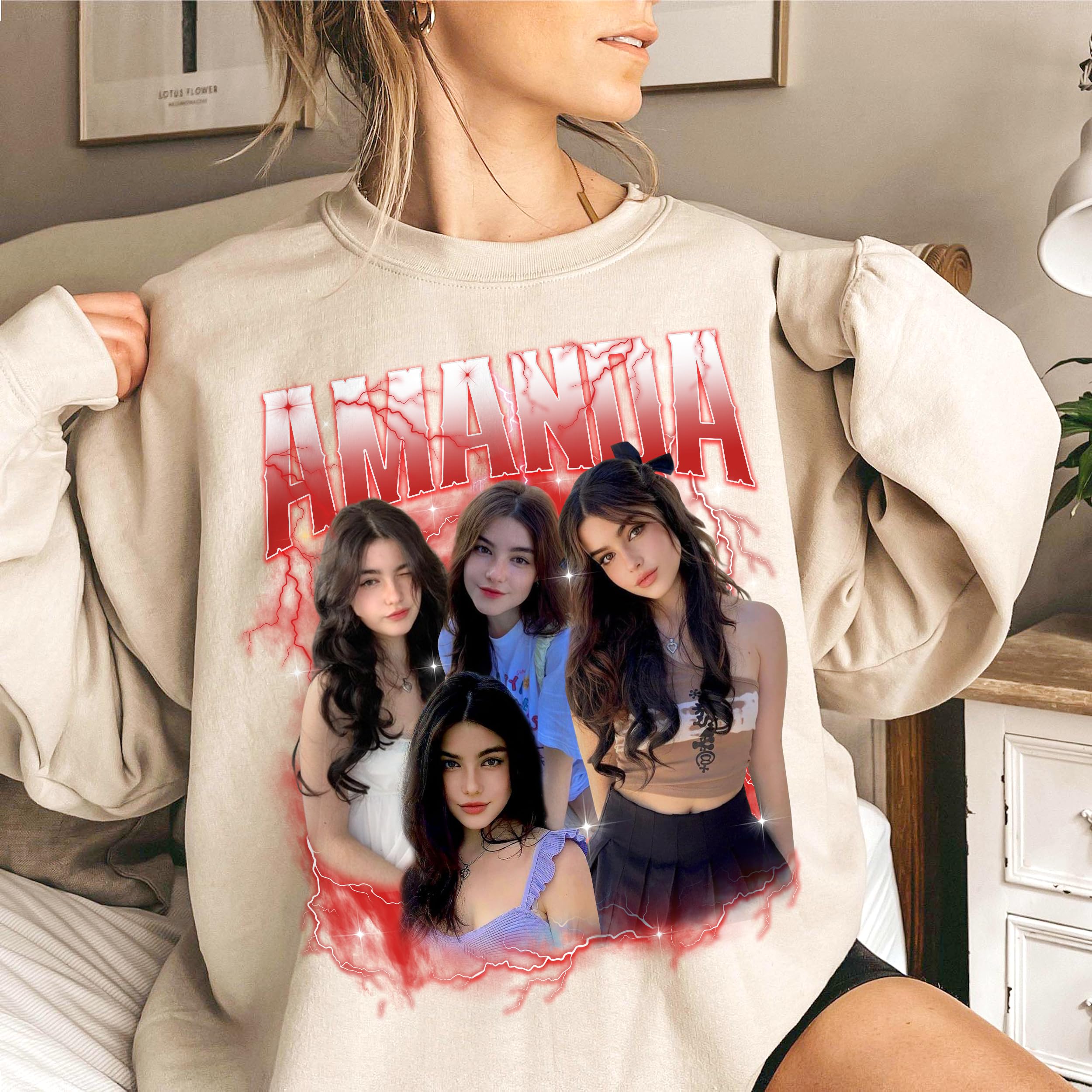 Custom Bootleg Rap Tee Shirt, Sweatshirts for Women, Crewneck Shirts for Boyfriend Girlfriend, Vintage Face Shirt Gift for Valentines Halloween Christmas