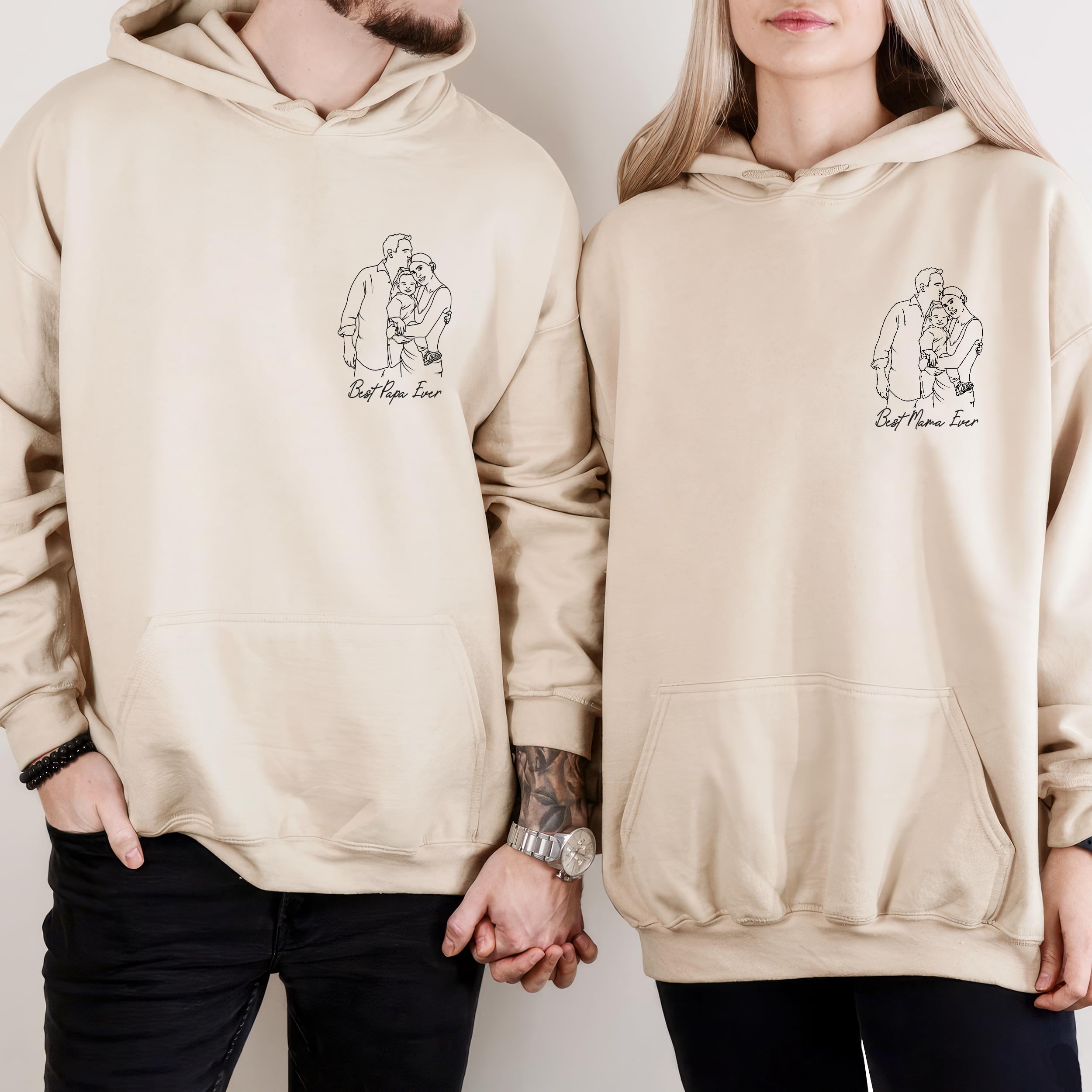 Custom Shirt for Dad Personalized T-Shirt with Photos Vintage Daddy Mommy Shirts Custom Shirt Family Matching Christmas Shirt