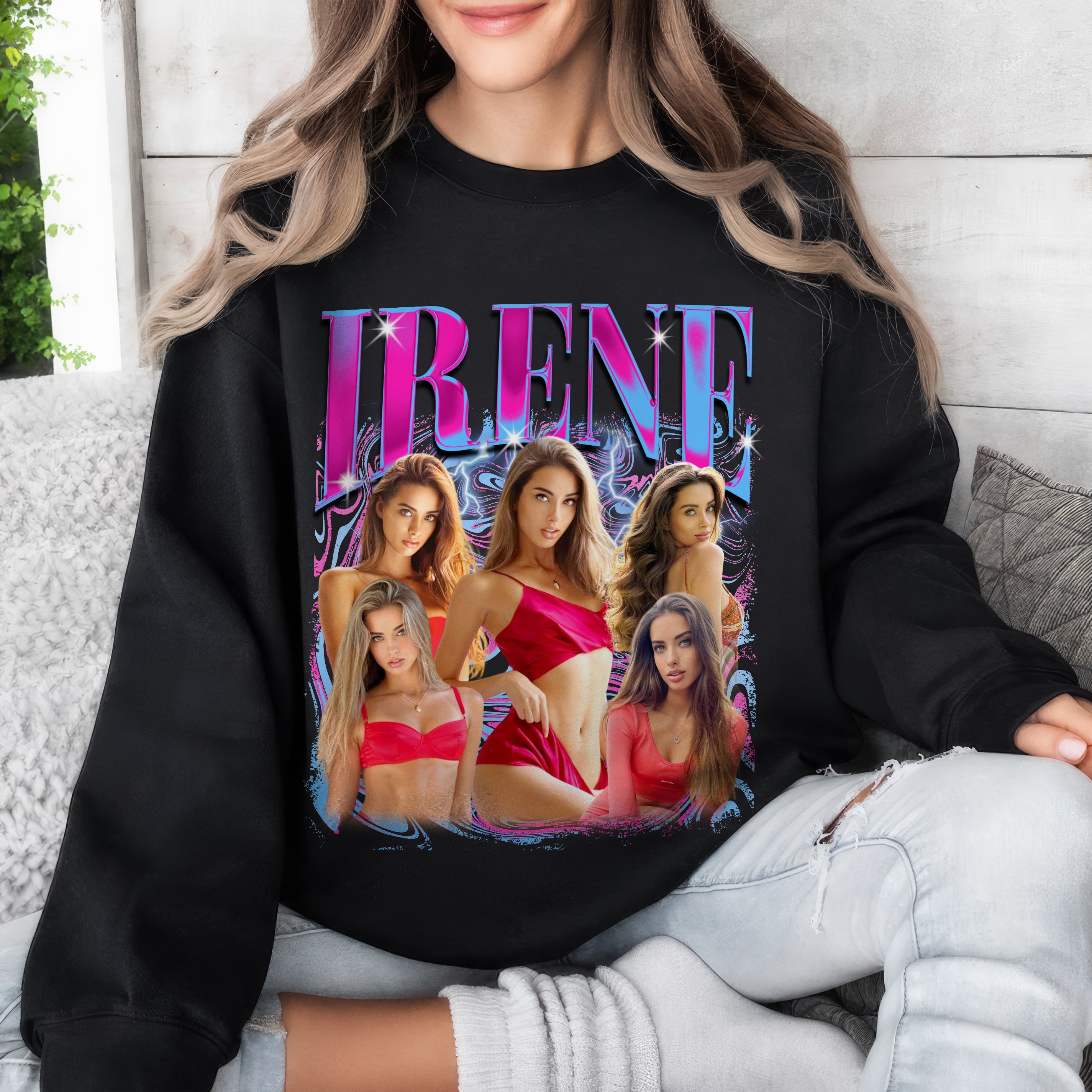 Personalized Bootleg Rap Shirts for Boyfriend Girlfriend Custom Rap Tee with Vintage Custom Face Shirt with Photo Gift Idea for Christmas and Valentines Day