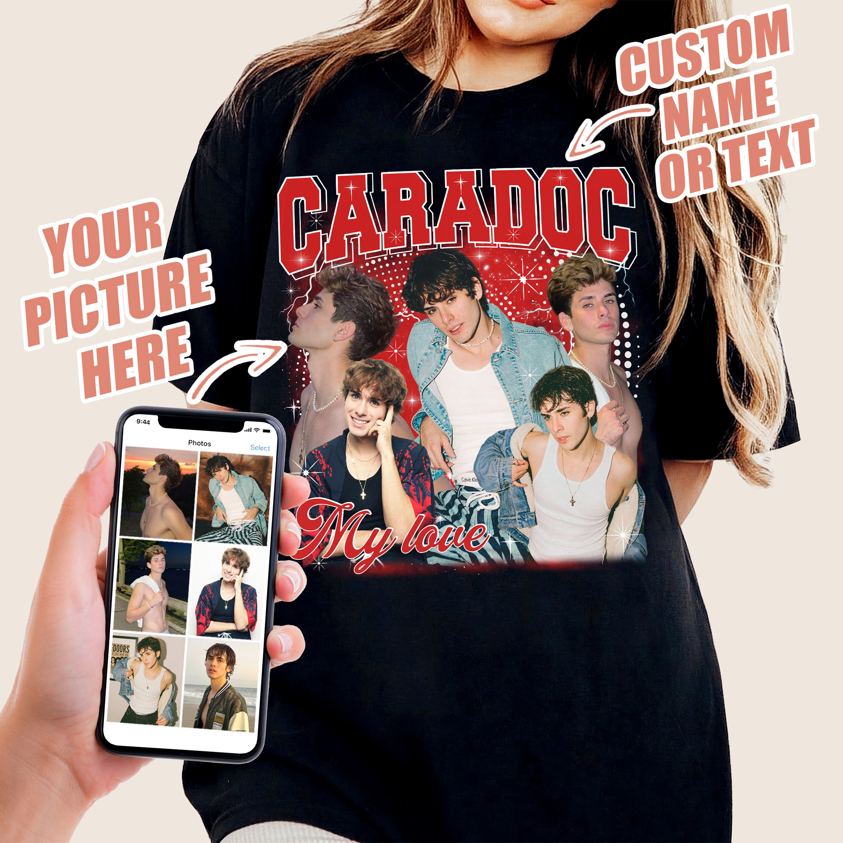 Custom Bootleg Rap Tee Shirts Custom Girlfriend Shirt for Boyfriend Custom face on Shirt Custom Shirts with Pictures Custom Rap t Shirts for Men Women Valentine Christmas