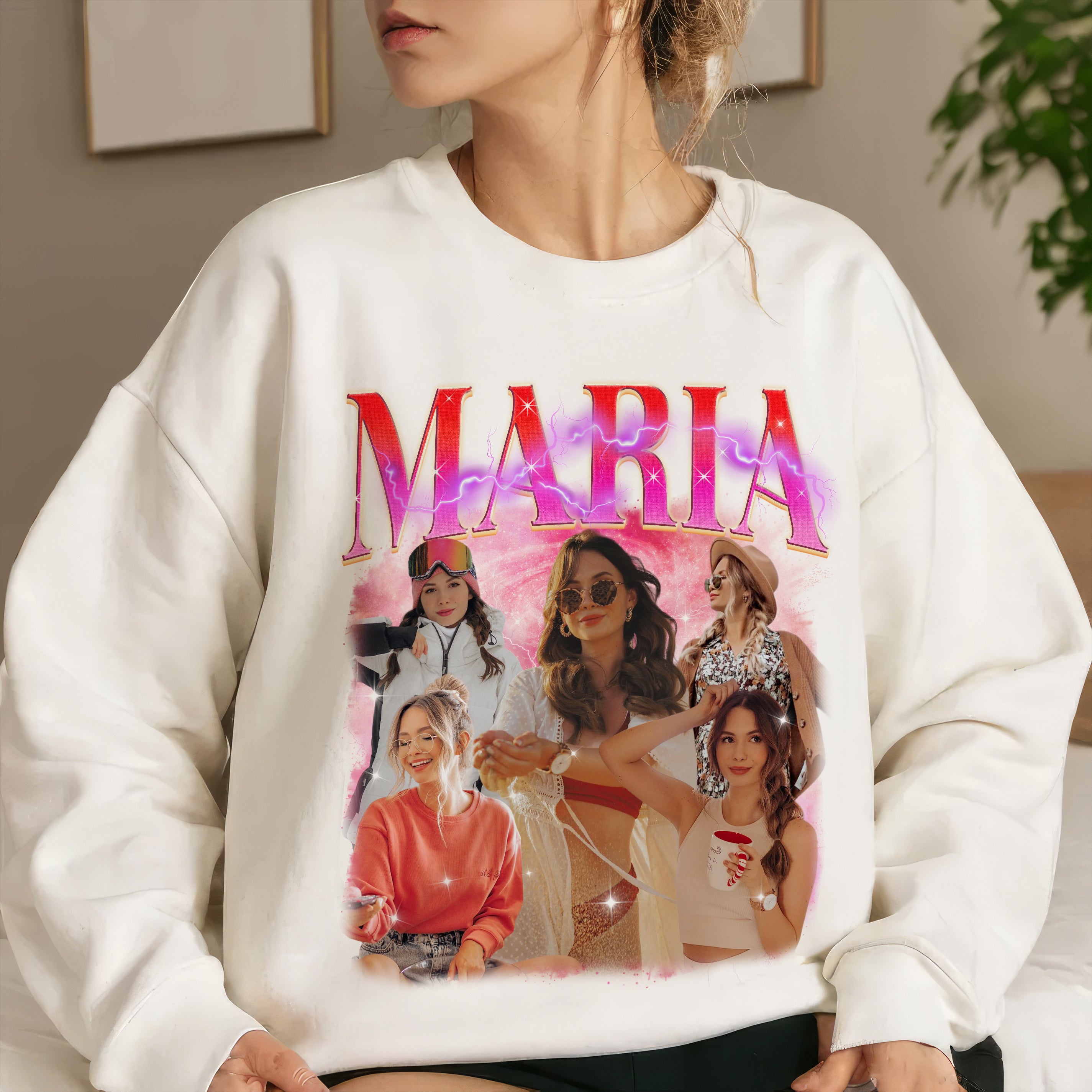 Personalized Vintage Bootleg Rap Tee Shirt Custom Photo for Boyfriend Custom Girlfriend Shirt Ideal for Birthdays Valentine’s Day and Christmas