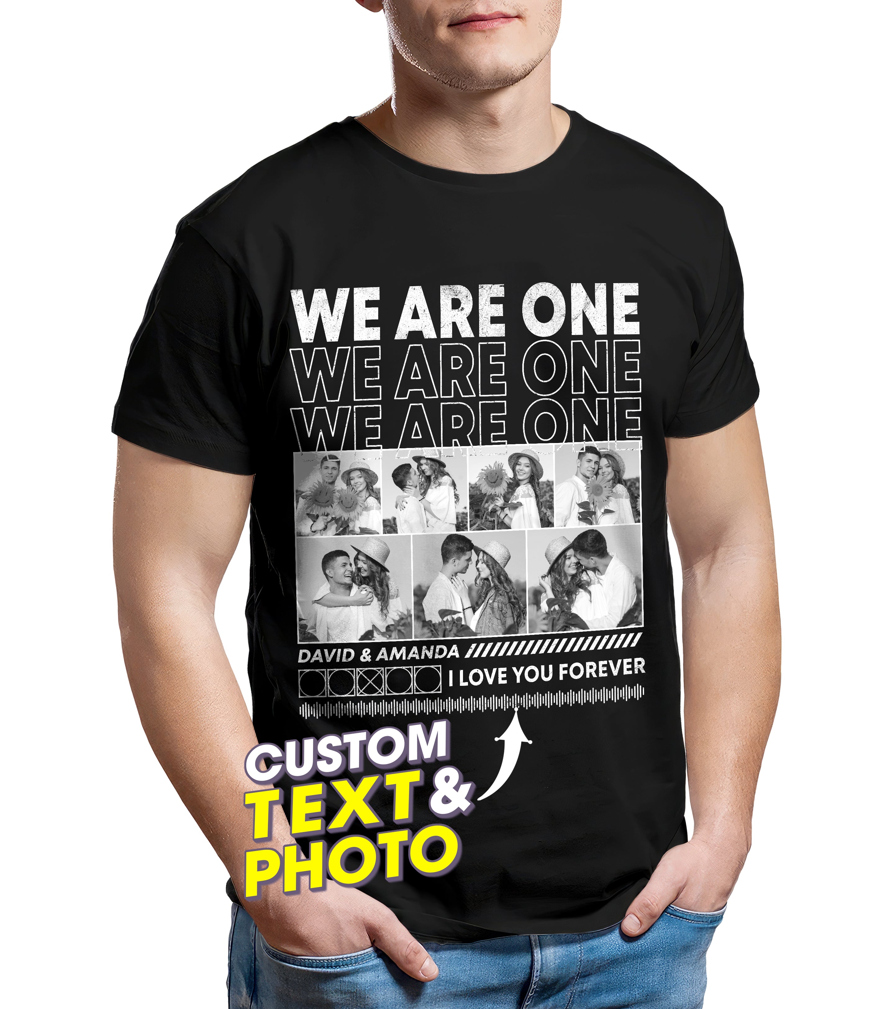 Custom Your Own Photo Shirts for Boyfriend Custom Bootleg Rap Tee Shirt with Picture Custom Girlfriend face Shirt Vintage Face Photo Personalized Ideas