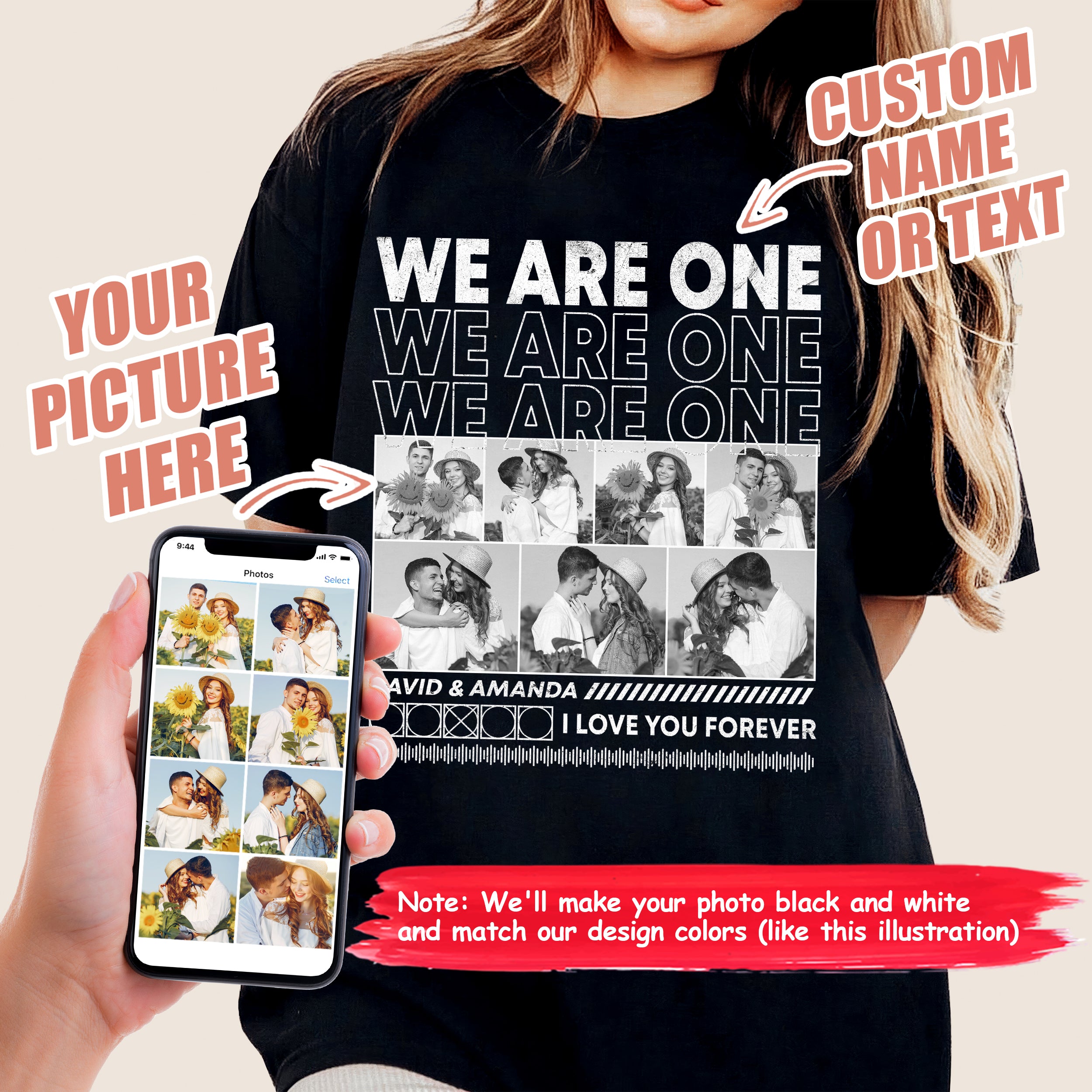 Custom Your Own Photo Shirts for Boyfriend Custom Bootleg Rap Tee Shirt with Picture Custom Girlfriend face Shirt Vintage Face Photo Personalized Ideas