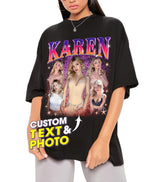 Custom Bootleg Rap Tee Shirt - Girlfriend Face Shirt - Vintage Graphic Tees for Boyfriend & Girlfriend - Christmas & Birthday