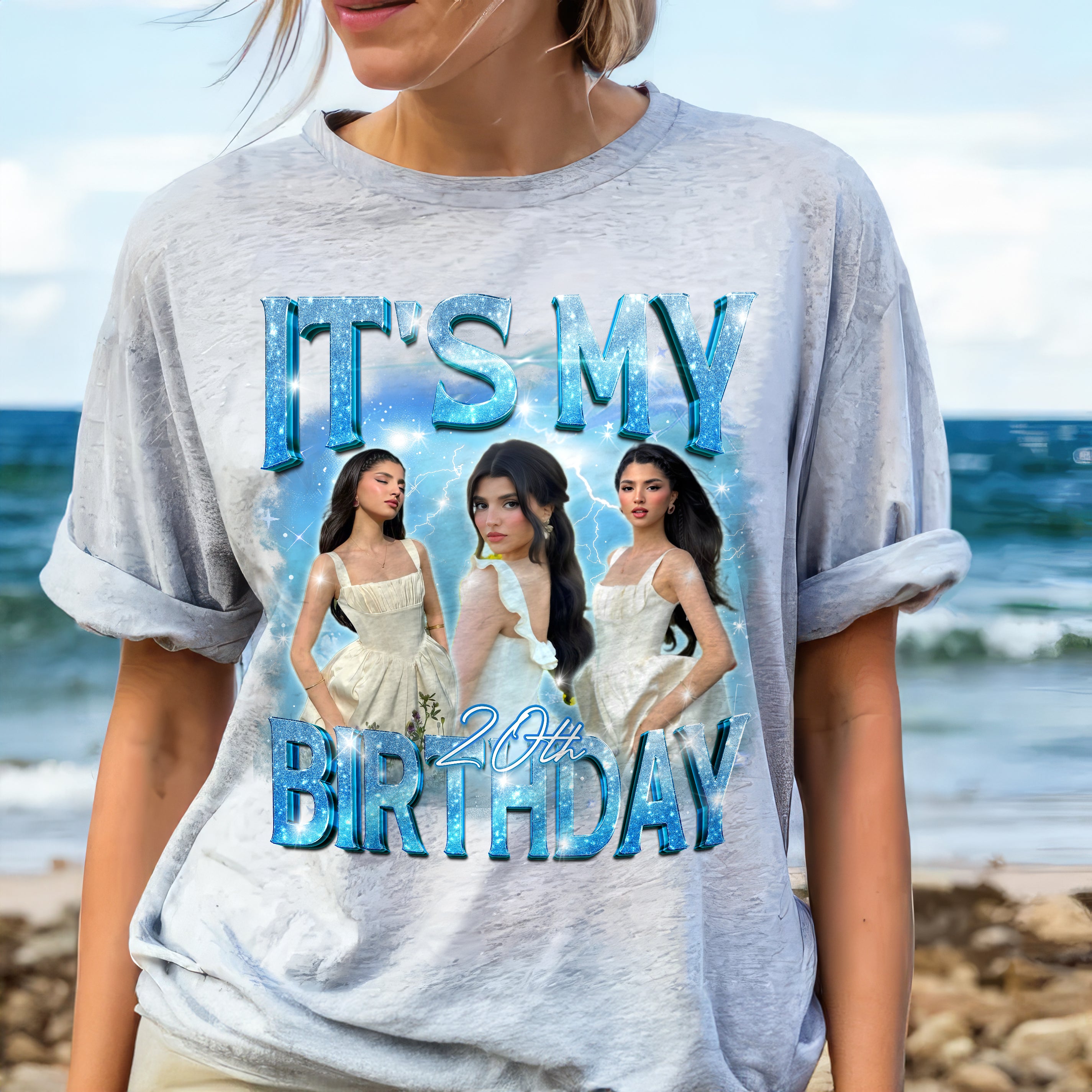 Custom Bootleg Rap Tee Shirts with Picture Birthday Shirts for Women Custom Shirt for Birthday Picture Shirt Face Tshirt Customize Tshirt for Women Men