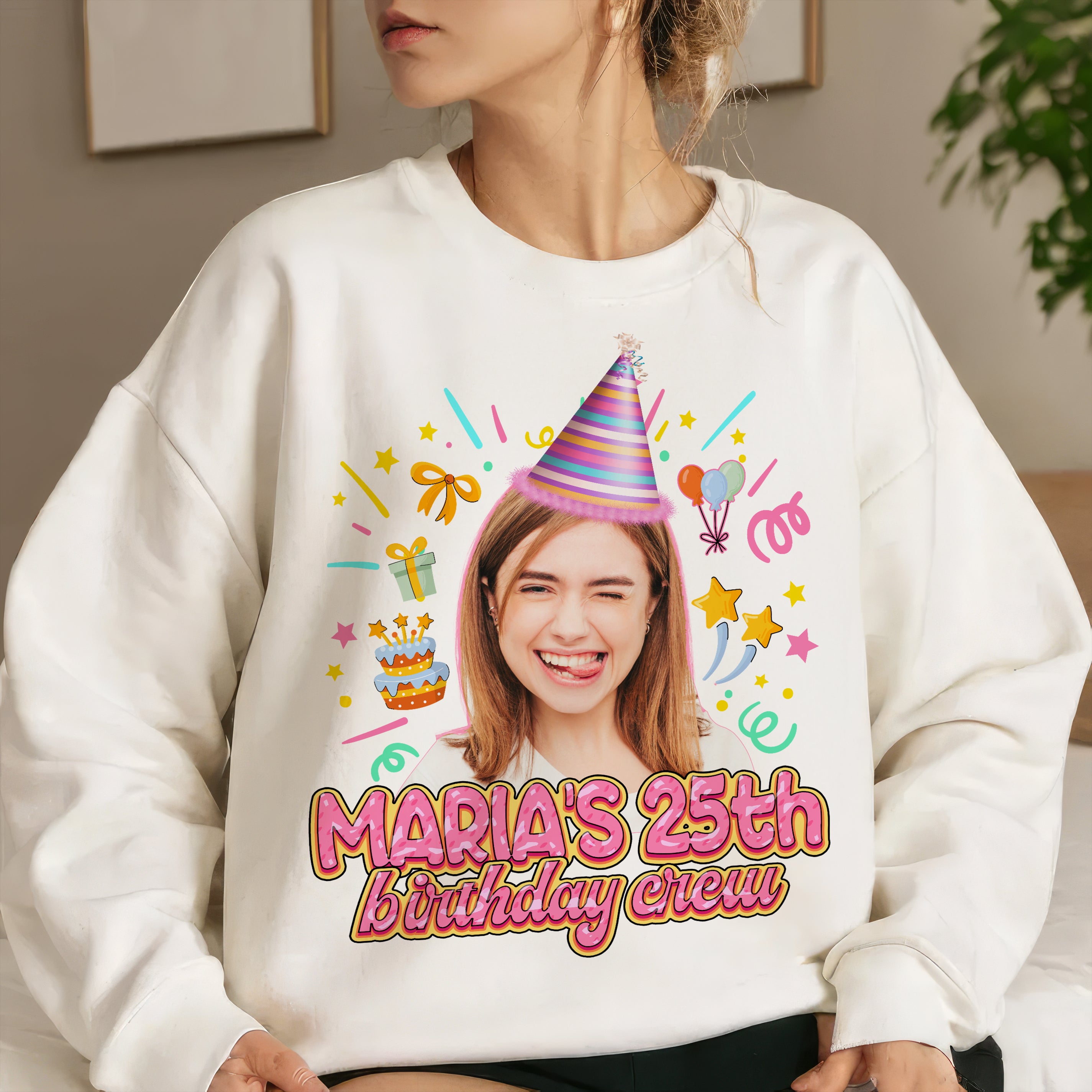 Custom Shirt with Face Birthday Shirts for Women Personalized Funny Birthday Shirt with Picture Shirts Custom Tshirt Customize Tshirt 30th for Women Men