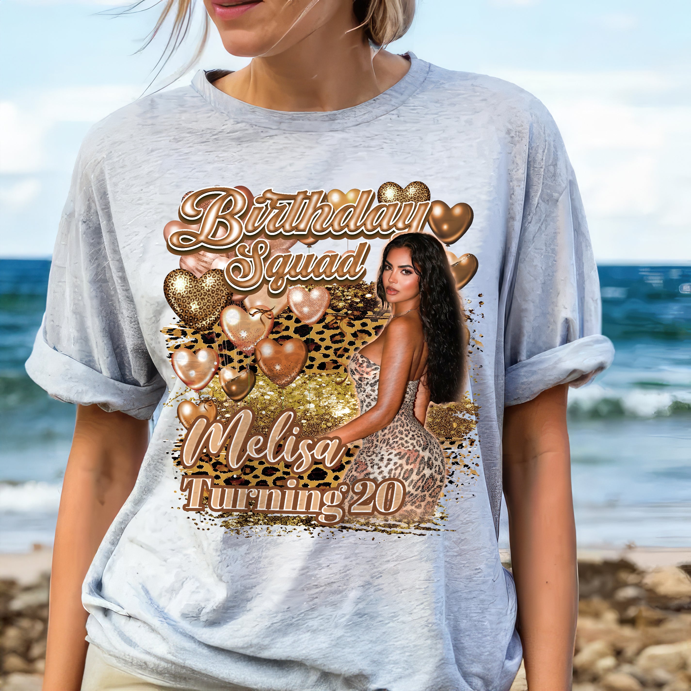 Custom Bootleg Rap Tee Shirts with Picture Birthday Shirts for Women Custom Shirt for Birthday Picture Shirt with Face on Them Customize Tshirt for Women Men