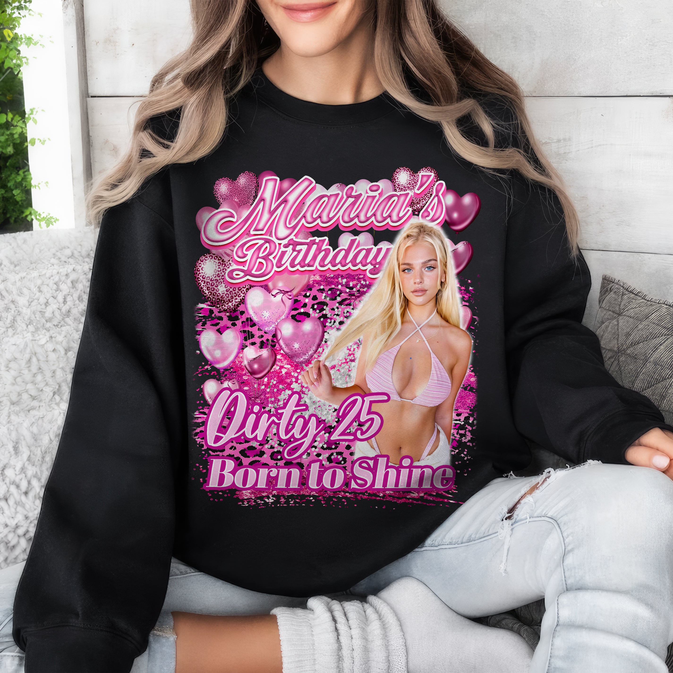 Custom Bootleg Rap Tee Shirts with Picture Birthday Shirts for Women Custom Shirt for Birthday Picture Shirt with Face on Them Customize Tshirt for Women Men